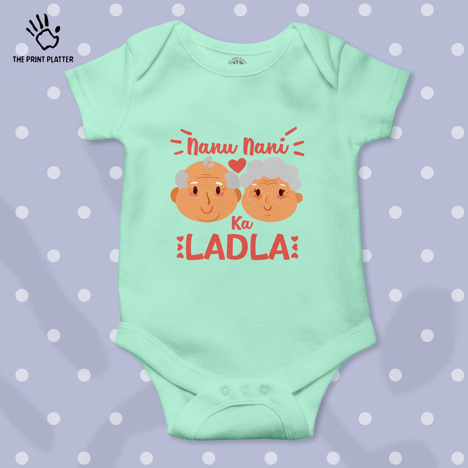 Nanu Nani Ka Ladla Unisex Half Sleeve Romper