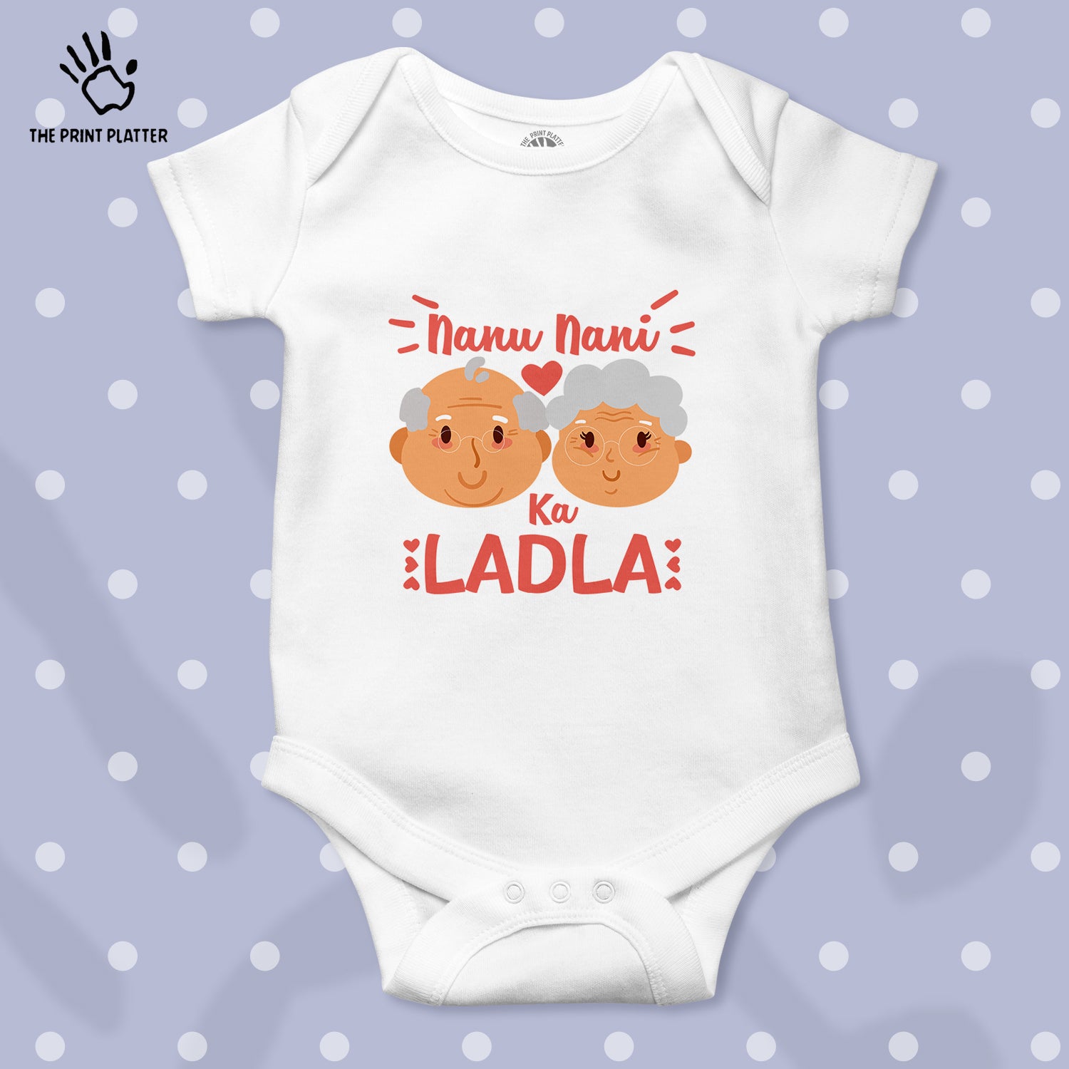 Nanu Nani Ka Ladla Unisex Half Sleeve Romper