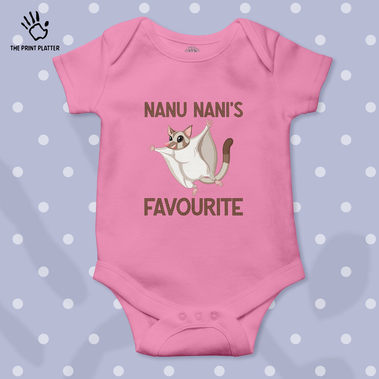 Nanu Nani's Favourite Unisex Half Sleeve Romper