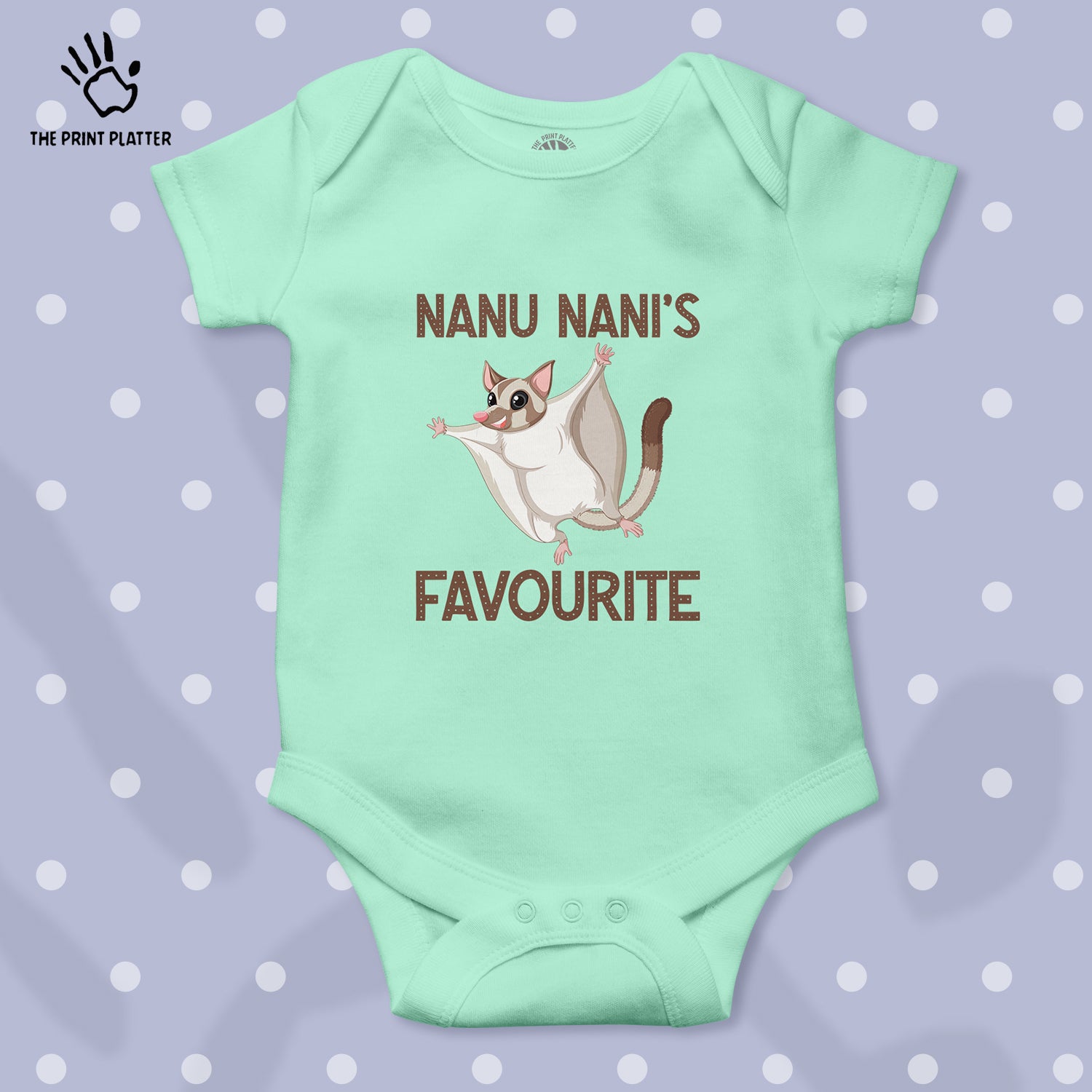 Nanu Nani's Favourite Kiddo Unisex Half Sleeve Romper