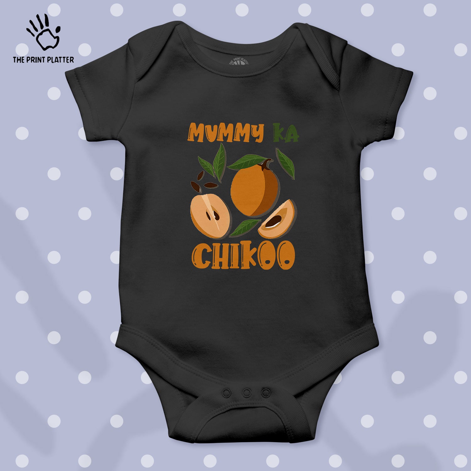 Mummy Ka Chikoo Unisex Half Sleeve Romper