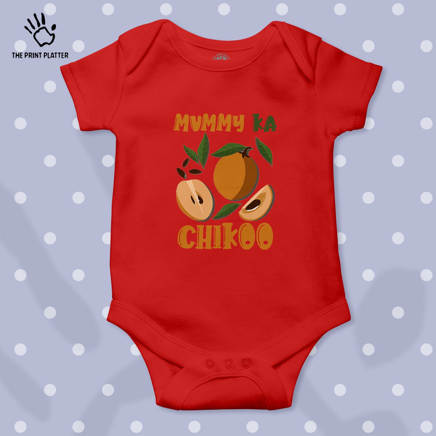 Mummy Ka Chikoo Unisex Half Sleeve Romper