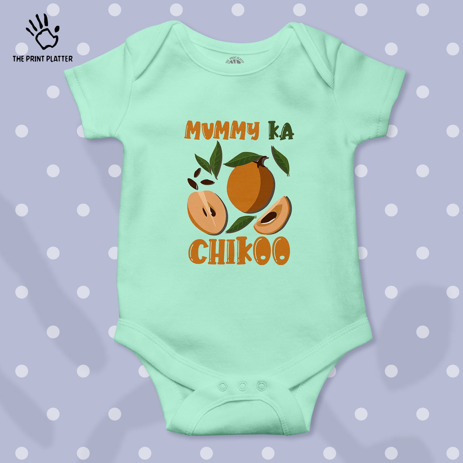 Mummy Ka Chikoo Unisex Half Sleeve Romper