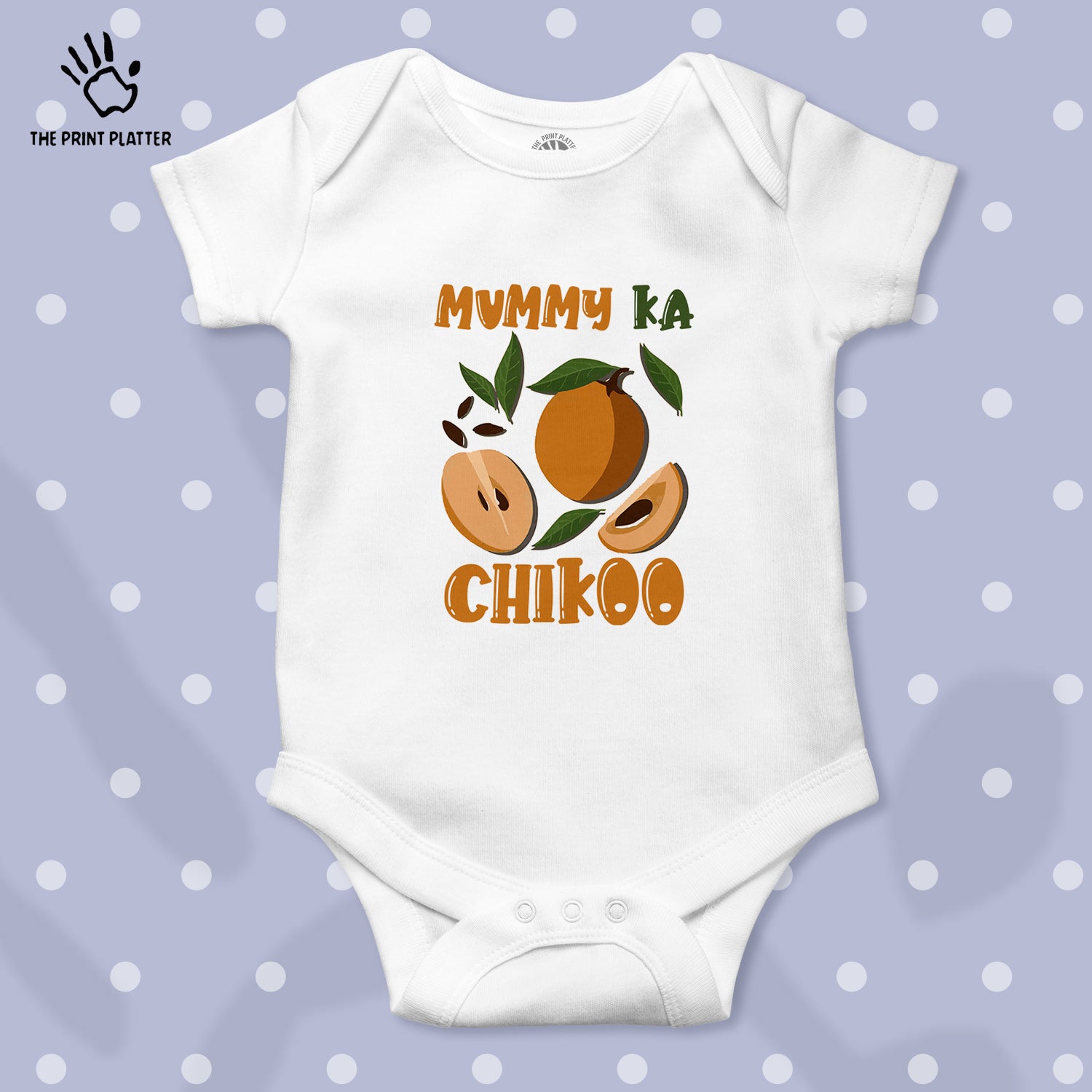 Mummy Ka Chikoo Unisex Half Sleeve Romper