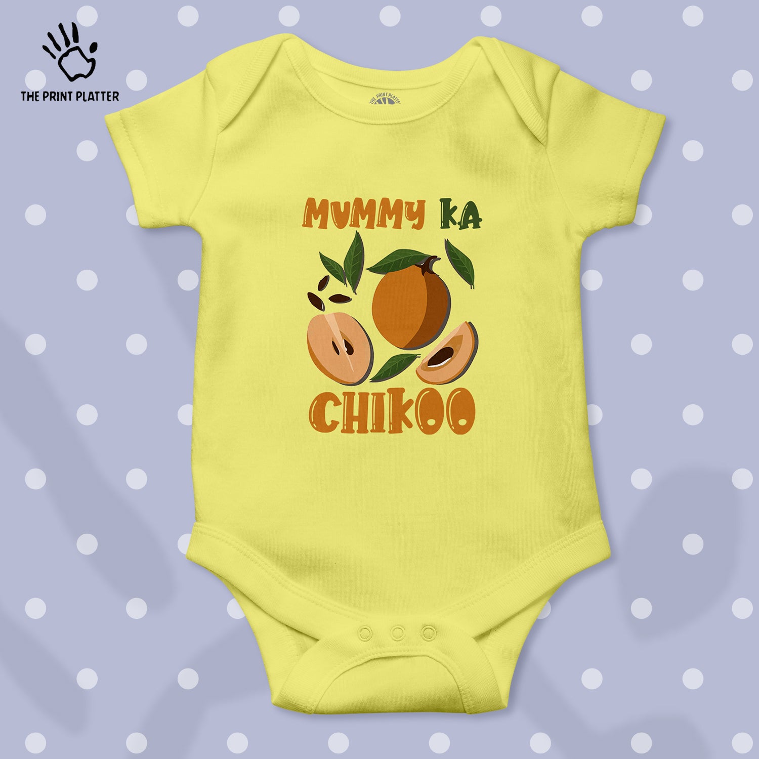 Mummy Ka Chikoo Unisex Half Sleeve Romper