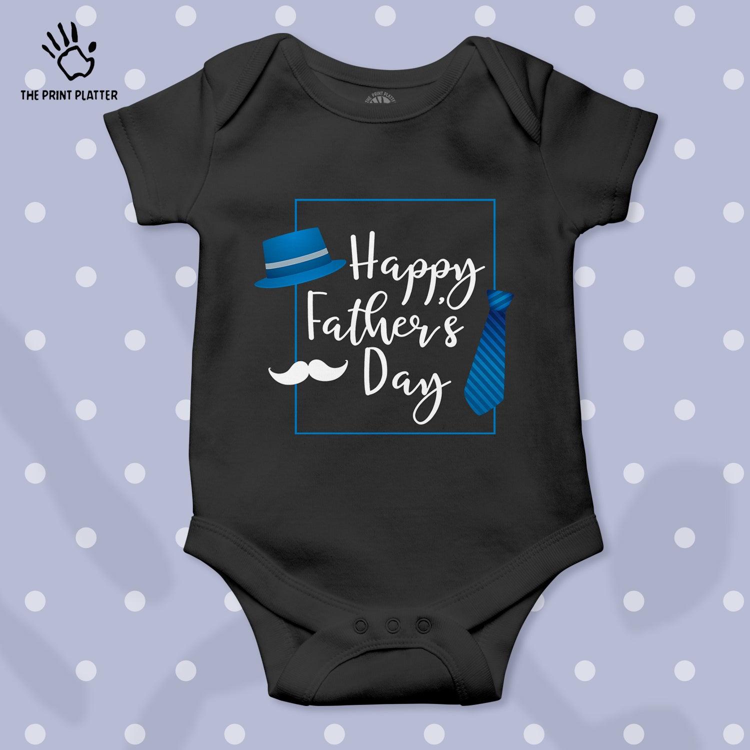 Happy Father's Day Unisex Half Sleeve Romper