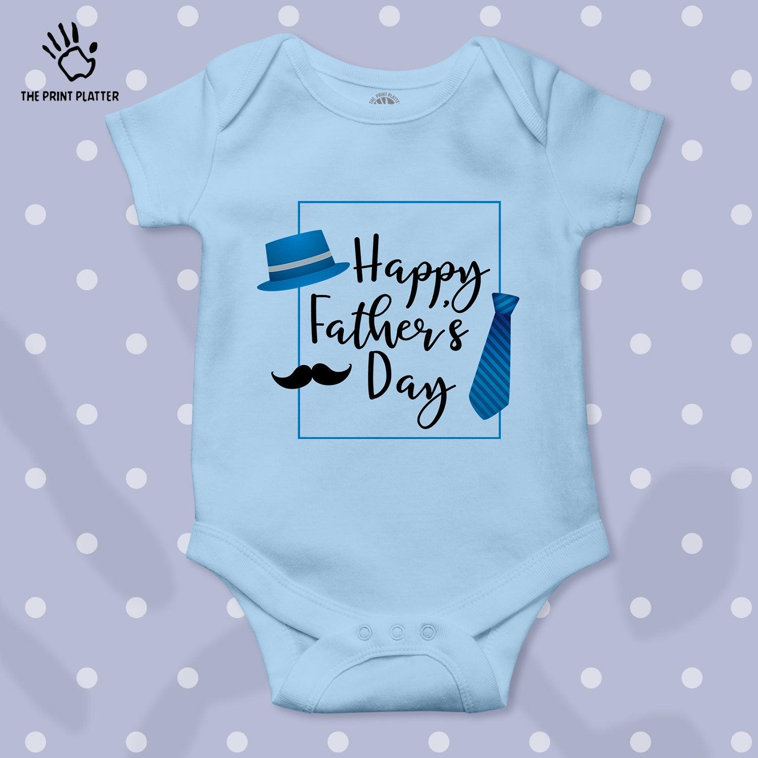 Happy Father's Day Unisex Half Sleeve Romper