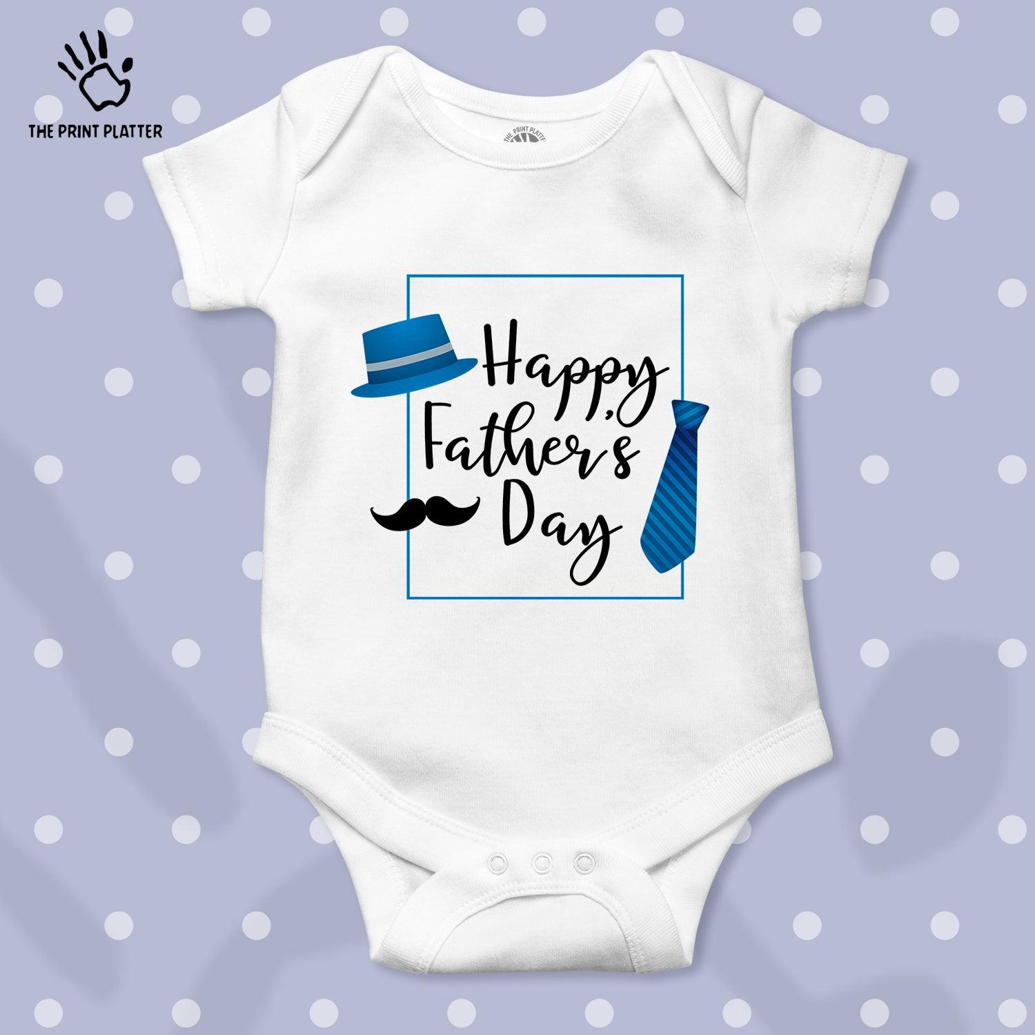 Happy Father's Day Unisex Half Sleeve Romper