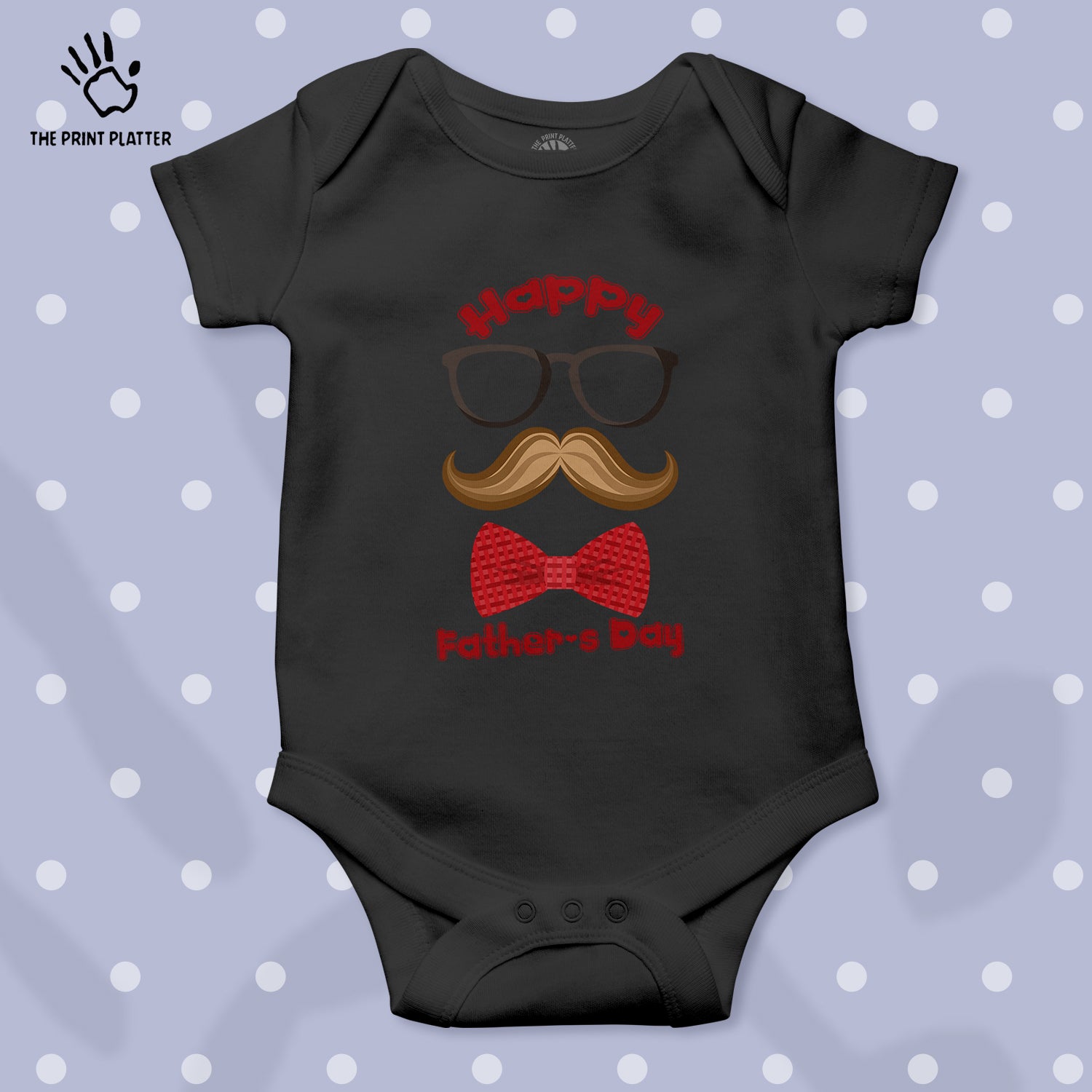 Happy Father's Day Unisex Half Sleeve Romper