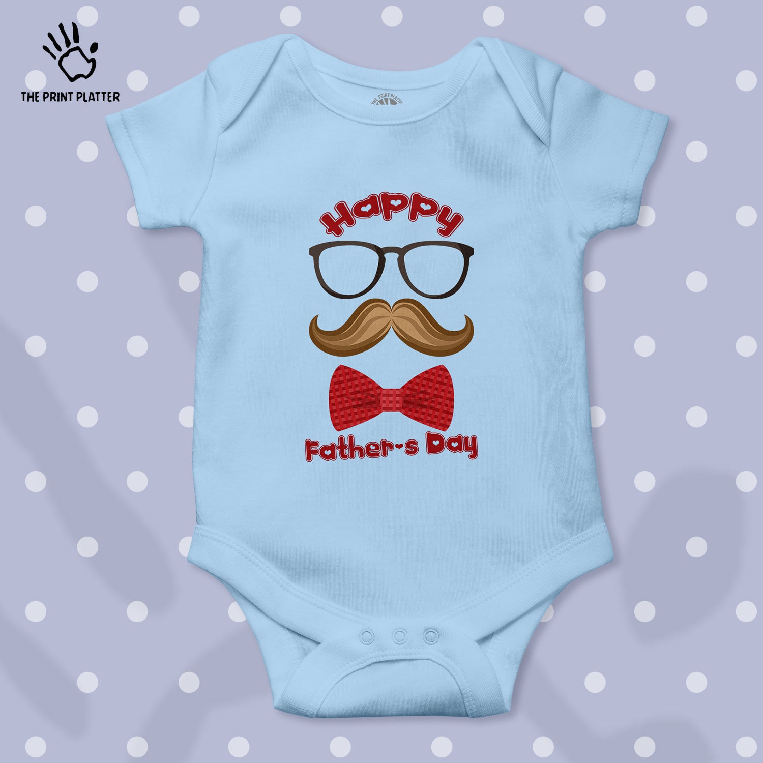 Happy Father's Day Unisex Half Sleeve Romper