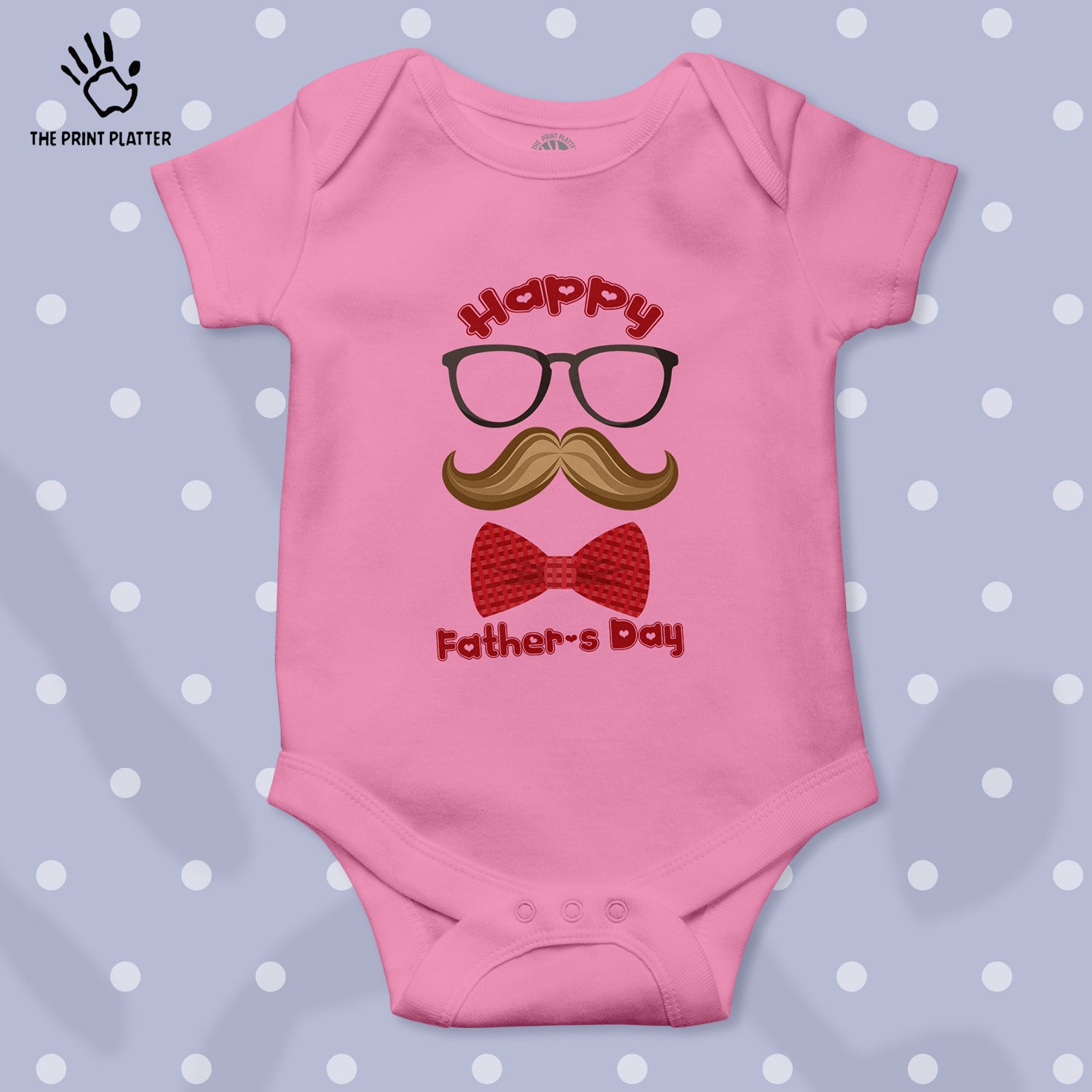 Happy Father's Day Unisex Half Sleeve Romper