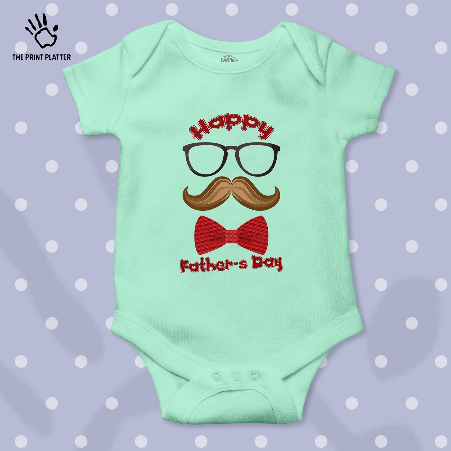 Happy Father's Day Unisex Half Sleeve Romper