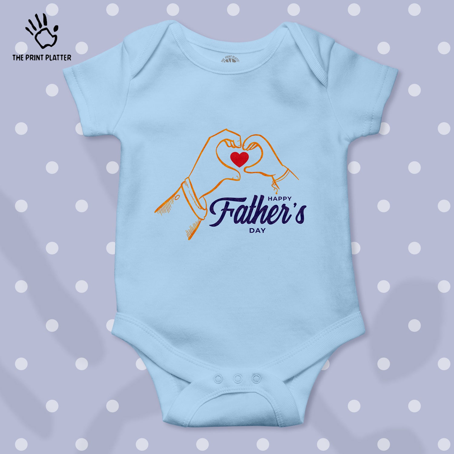 Happy Father's Day Unisex Half Sleeve Romper