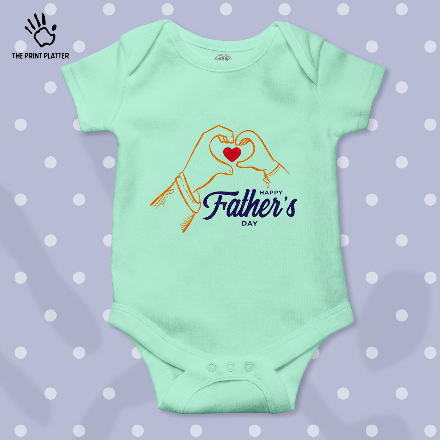 Happy Father's Day Unisex Half Sleeve Romper