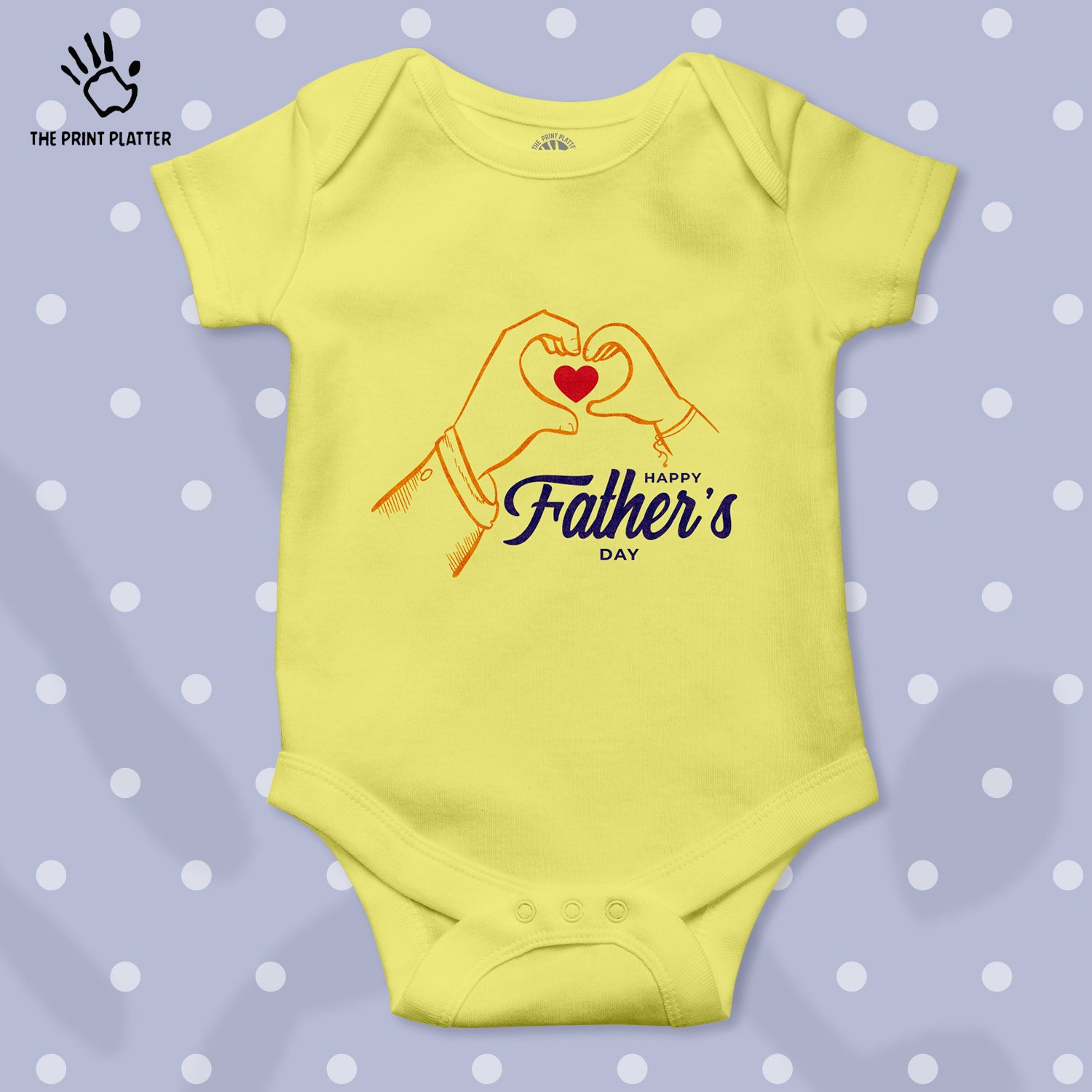 Happy Father's Day Unisex Half Sleeve Romper