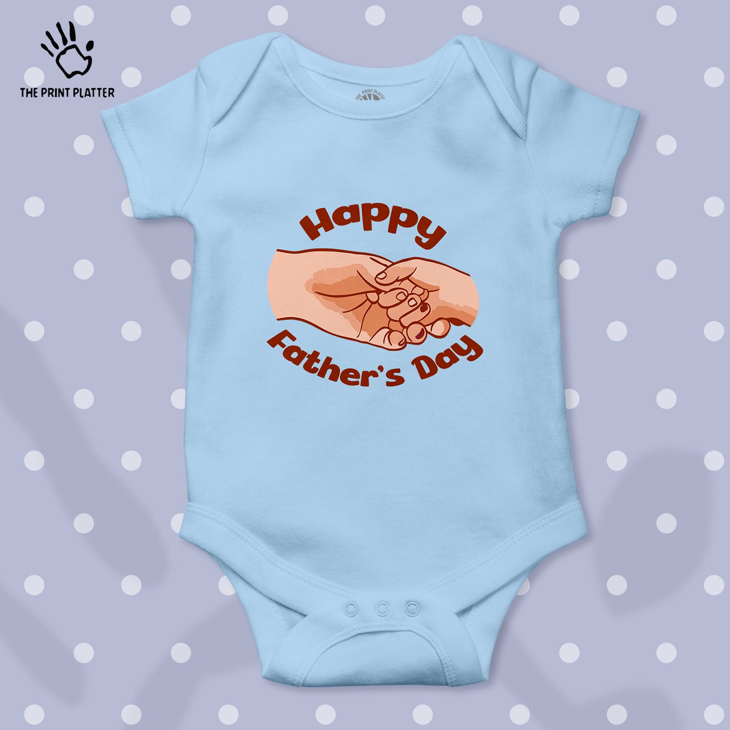 Happy Father's Day Unisex Half Sleeve Romper