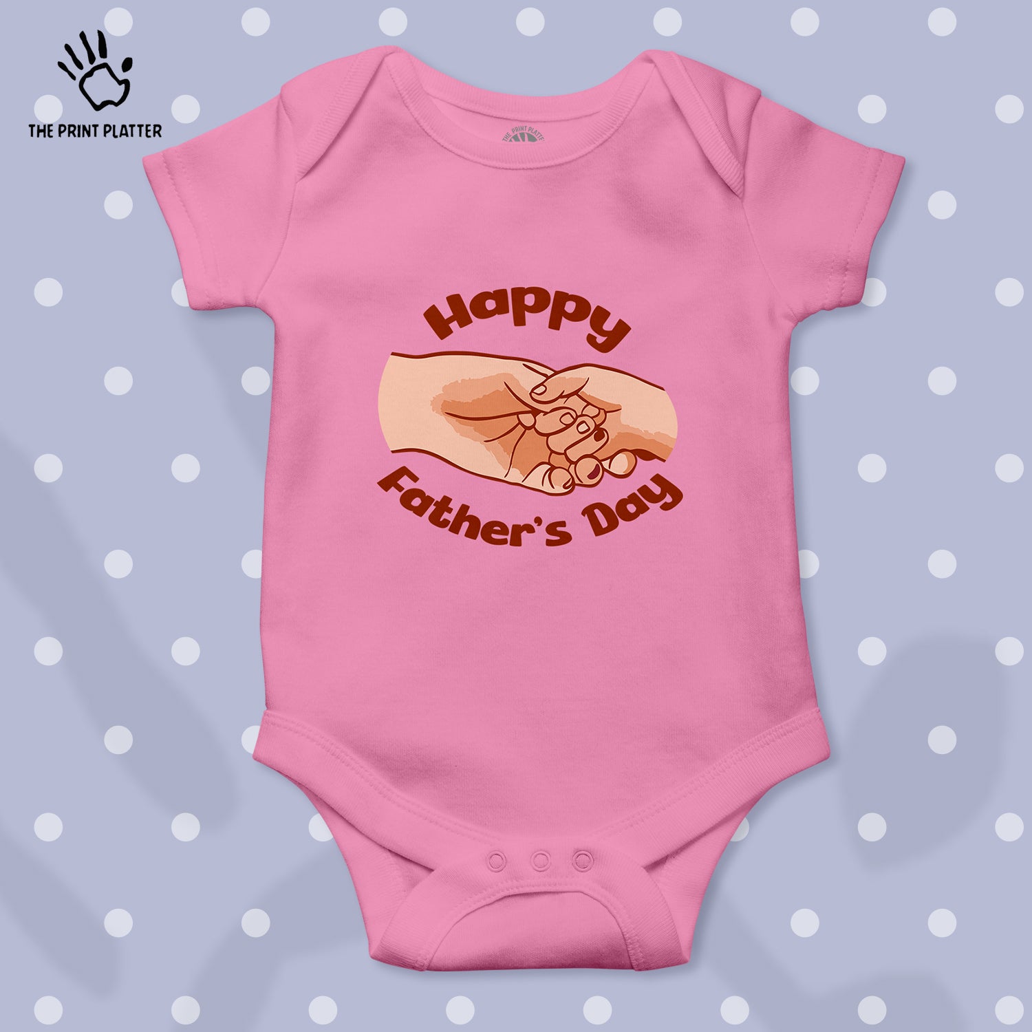 Happy Father's Day Unisex Half Sleeve Romper