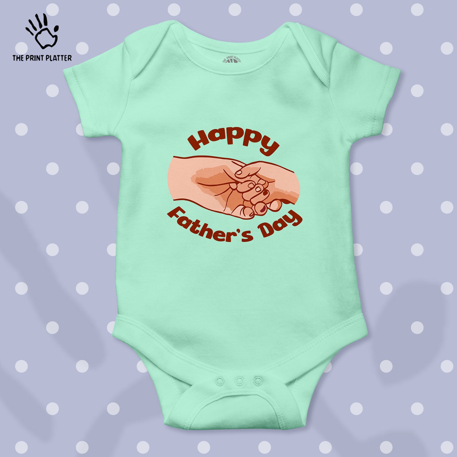 Happy Father's Day Unisex Half Sleeve Romper