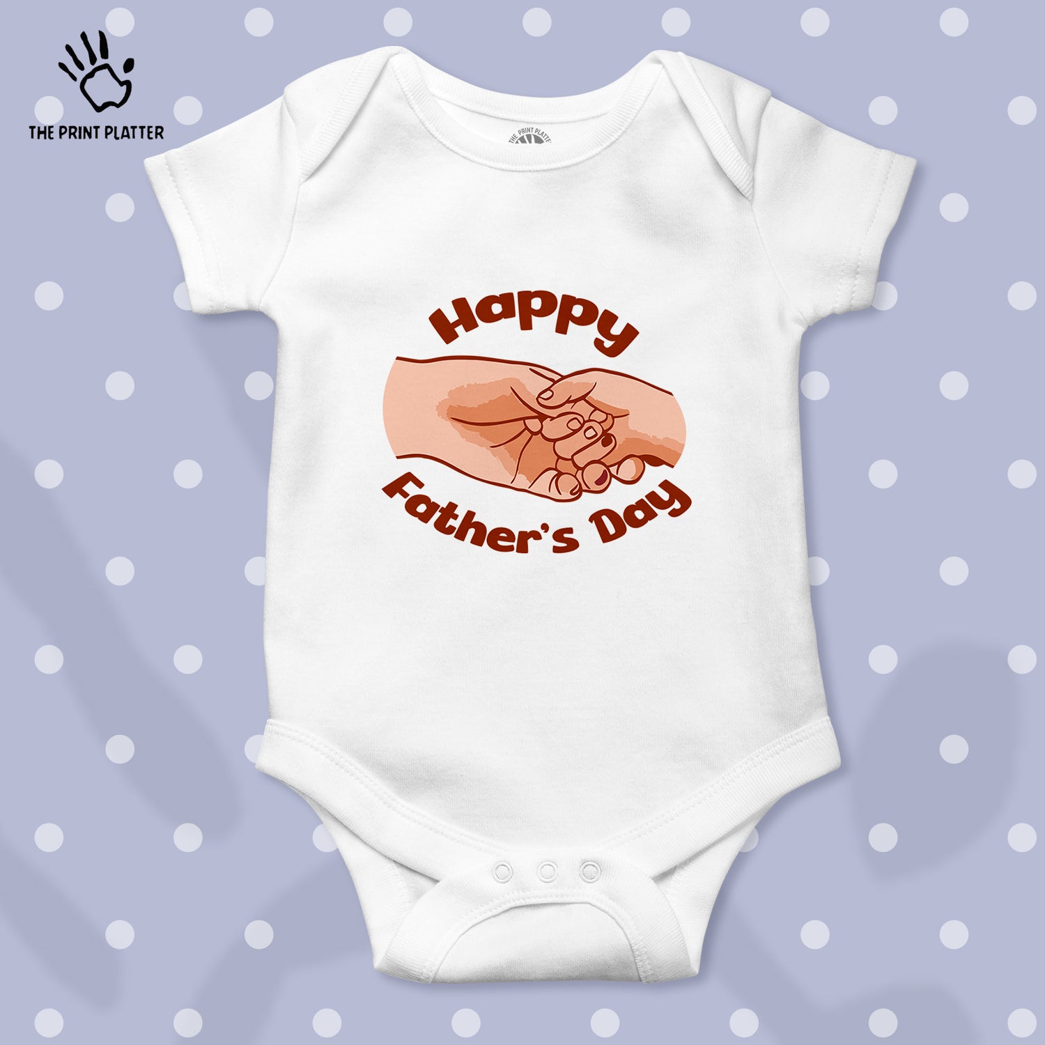 Happy Father's Day Unisex Half Sleeve Romper