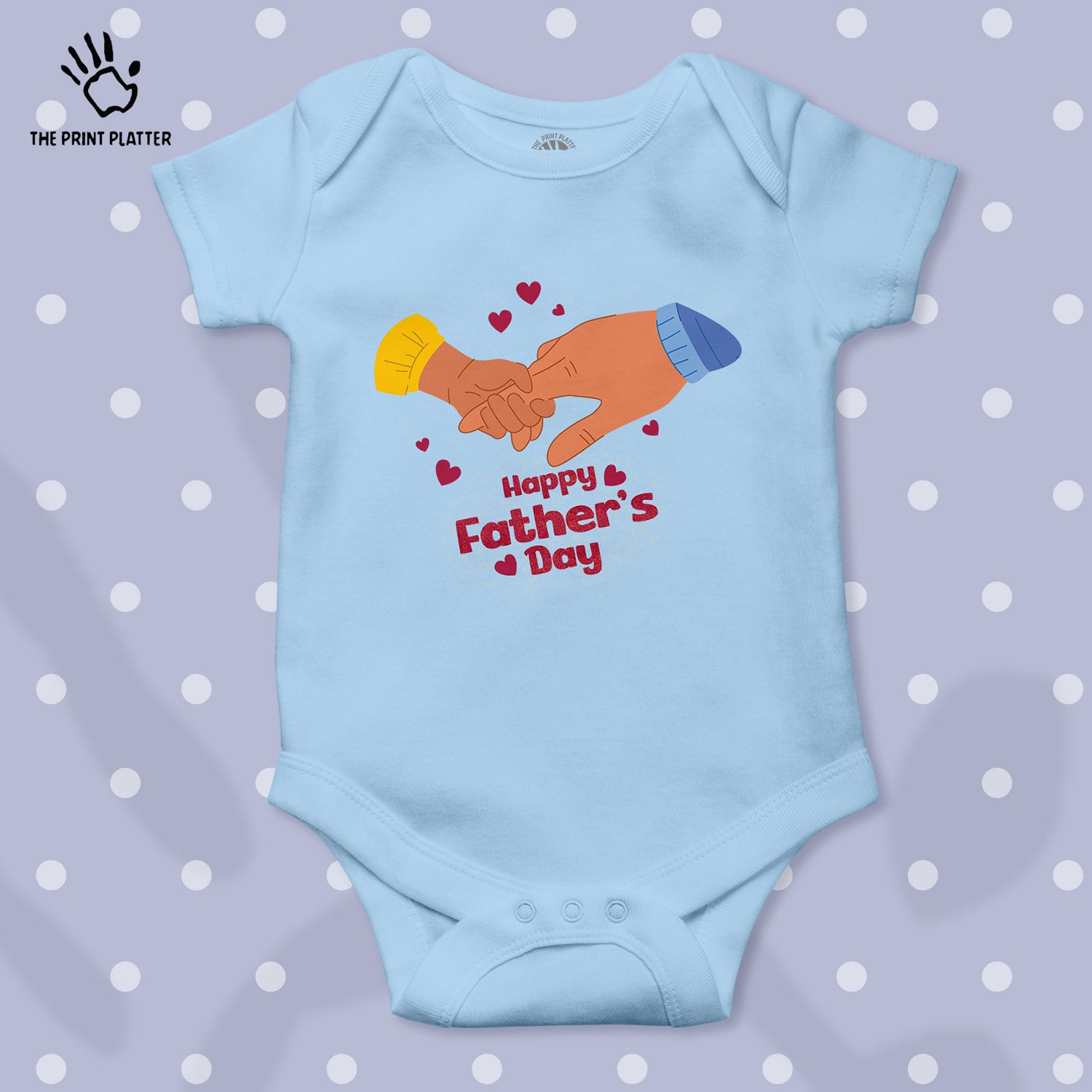 Happy Father's Day Unisex Half Sleeve Romper