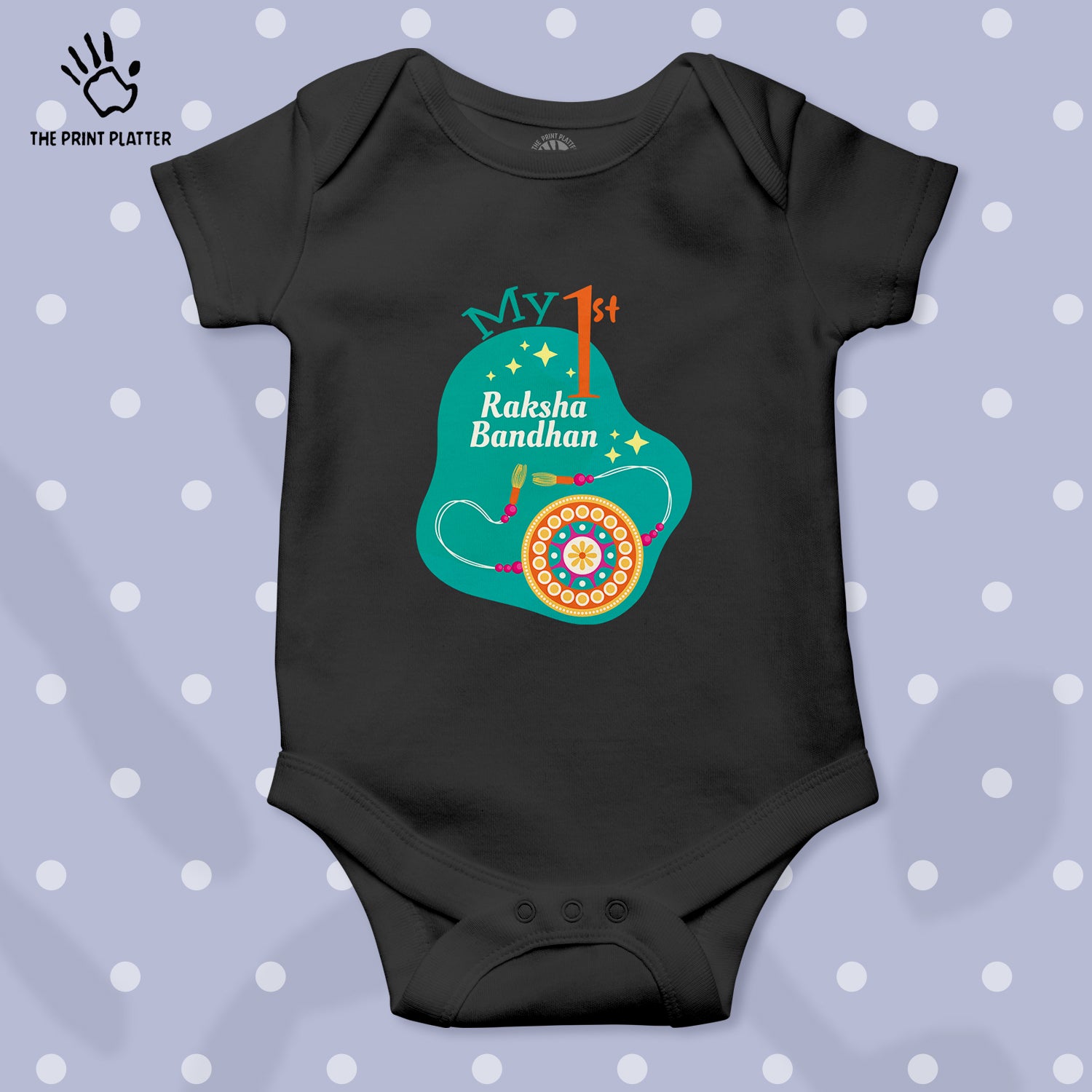 My 1st Raksha Bandhan Unisex Half Sleeve Romper