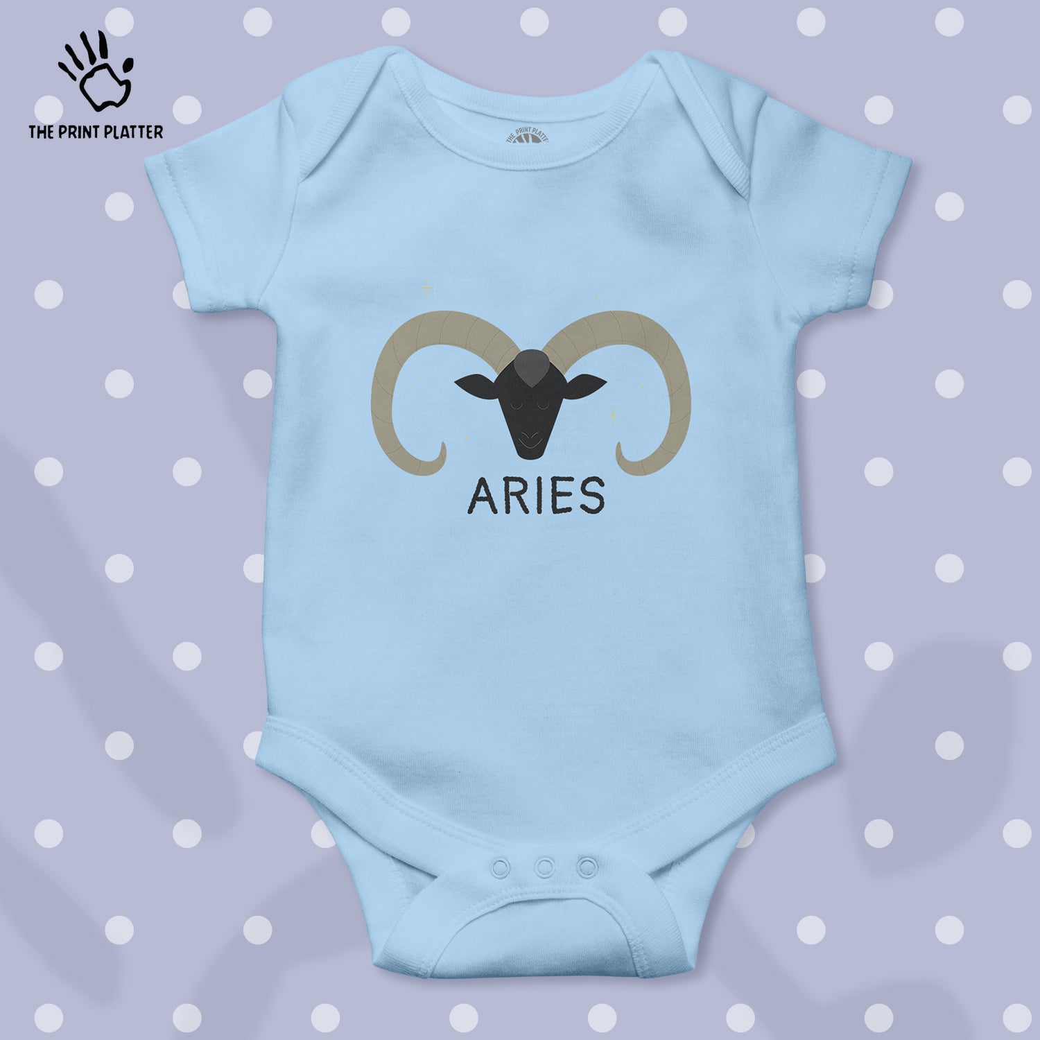 Aries - Zodiac Unisex Half Sleeve Romper