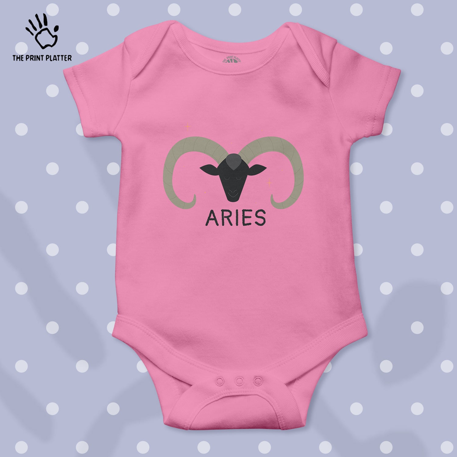 Aries - Zodiac Unisex Half Sleeve Romper