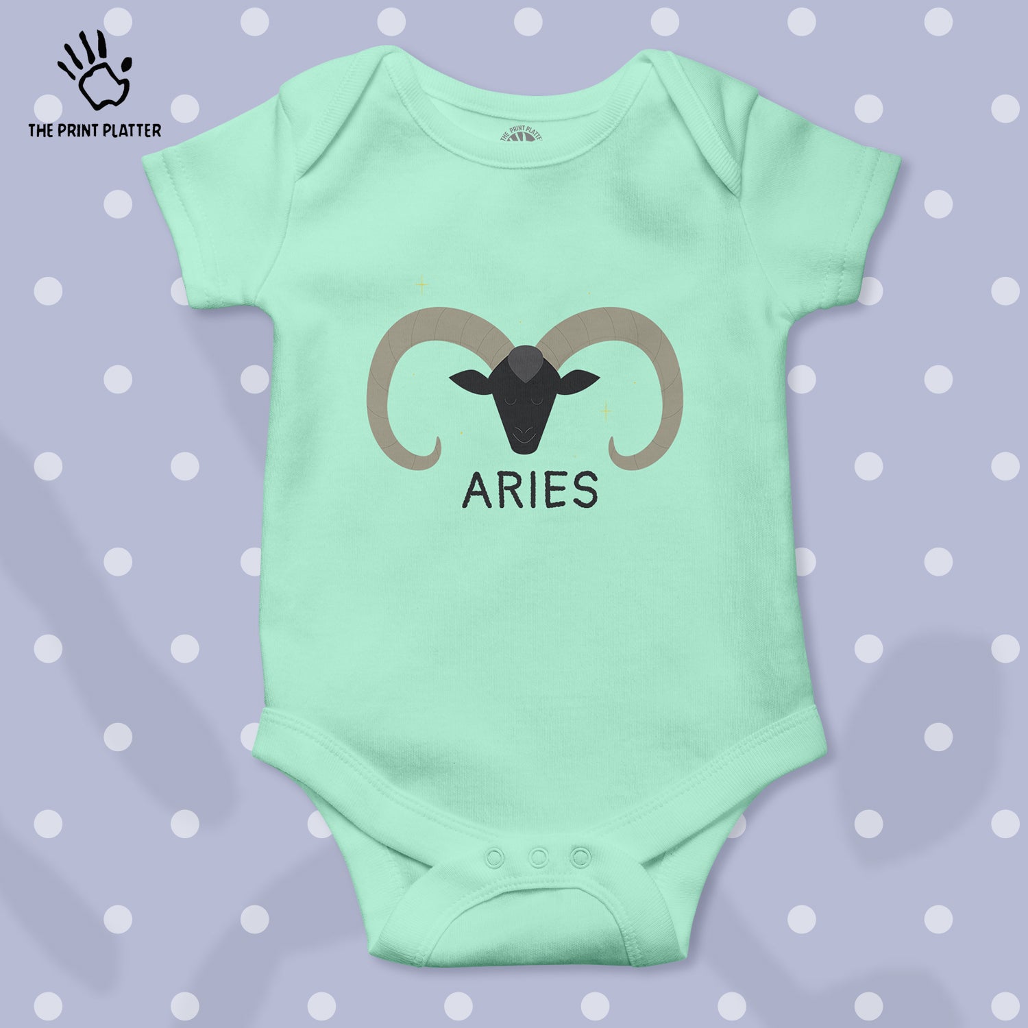 Aries - Zodiac Unisex Half Sleeve Romper