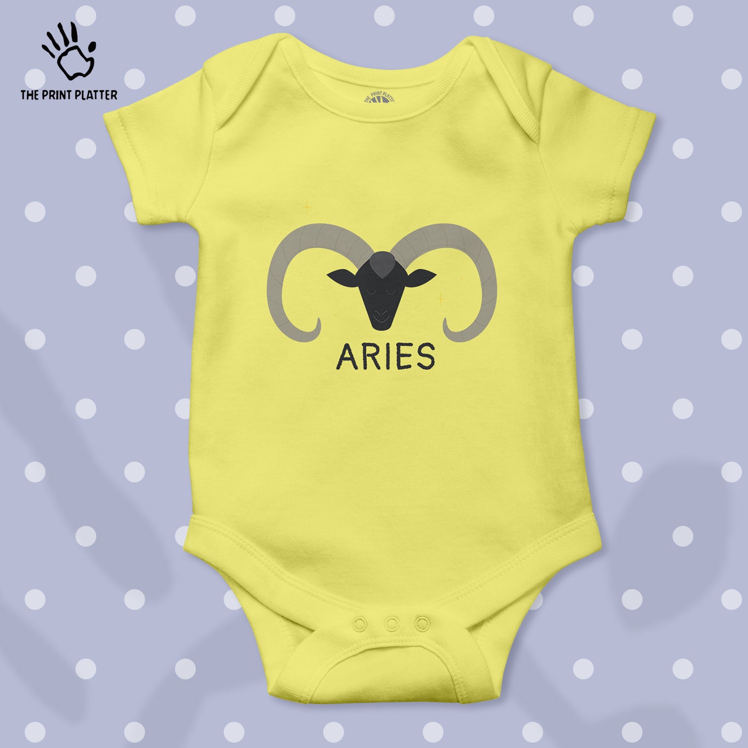 Aries - Zodiac Unisex Half Sleeve Romper