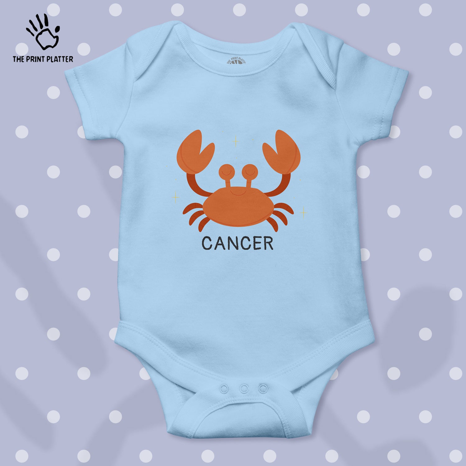 Cancer - Zodiac Unisex Half Sleeve Romper