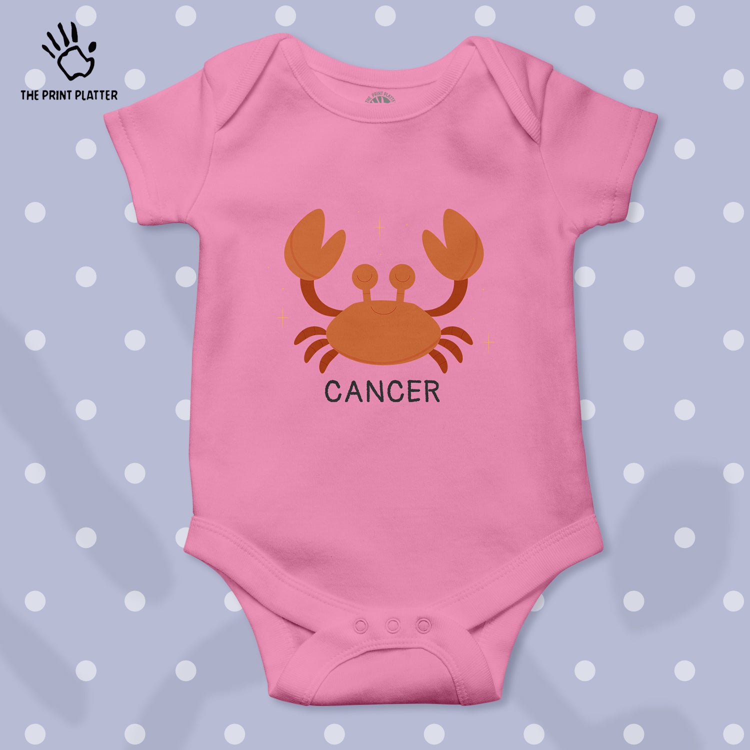 Cancer - Zodiac Unisex Half Sleeve Romper