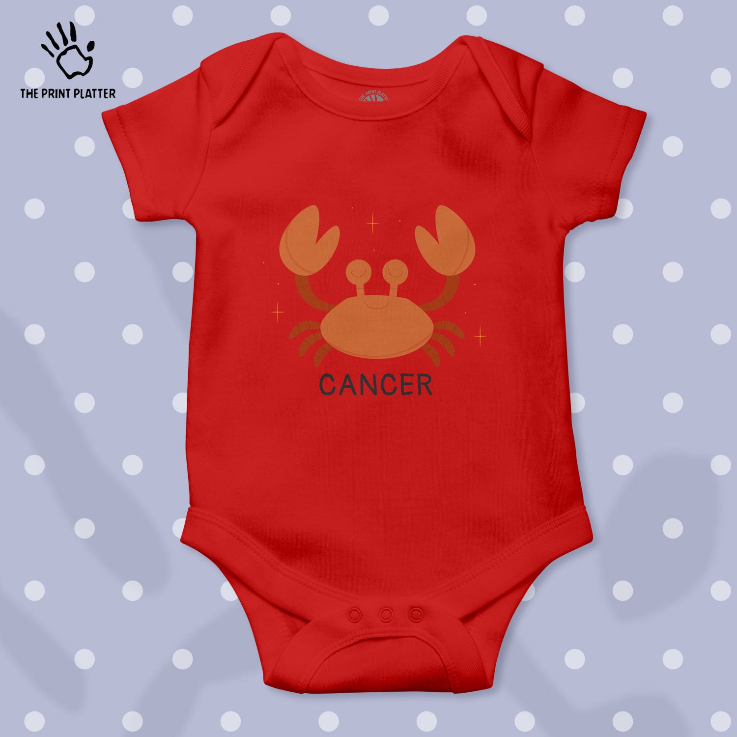 Cancer - Zodiac Unisex Half Sleeve Romper