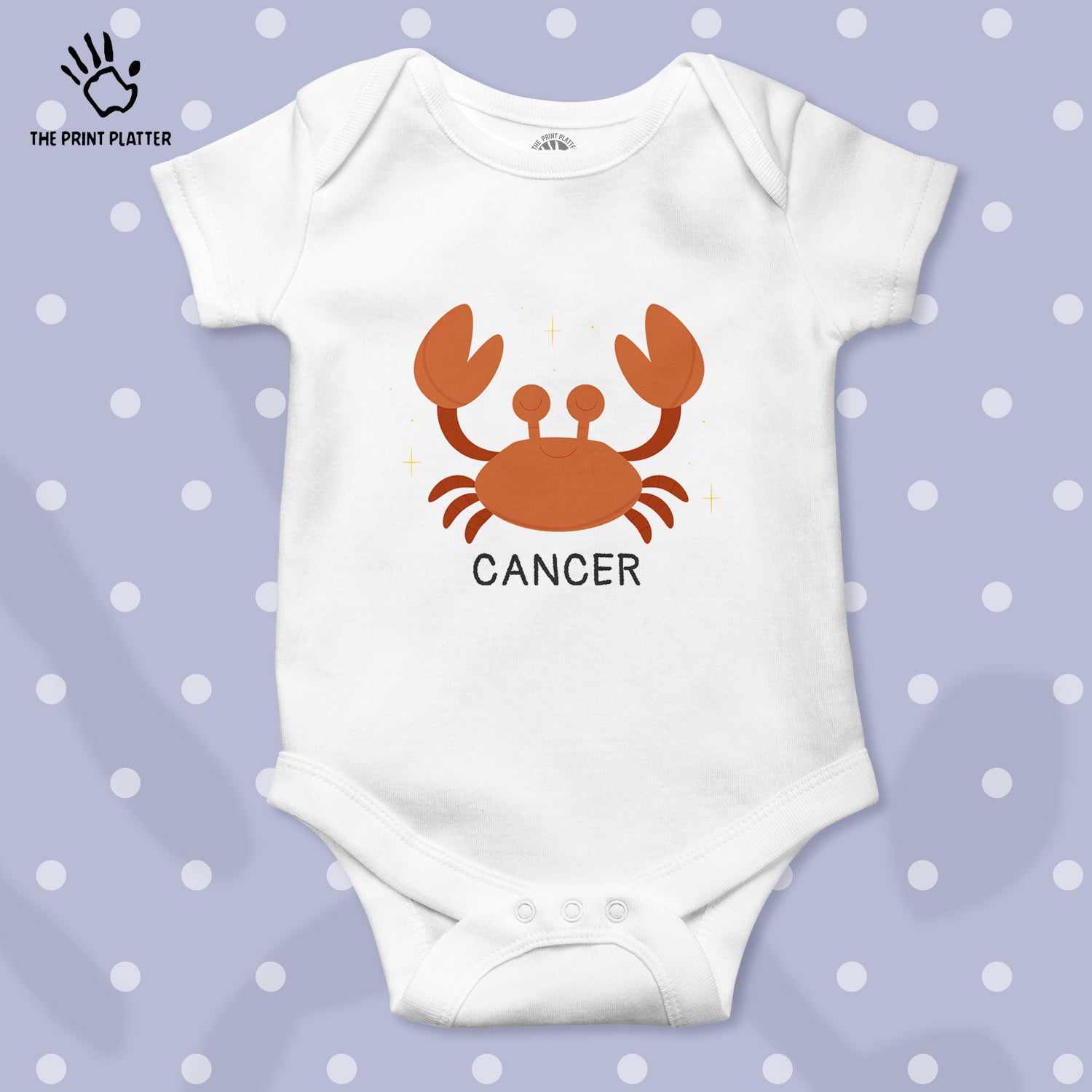 Cancer - Zodiac Unisex Half Sleeve Romper