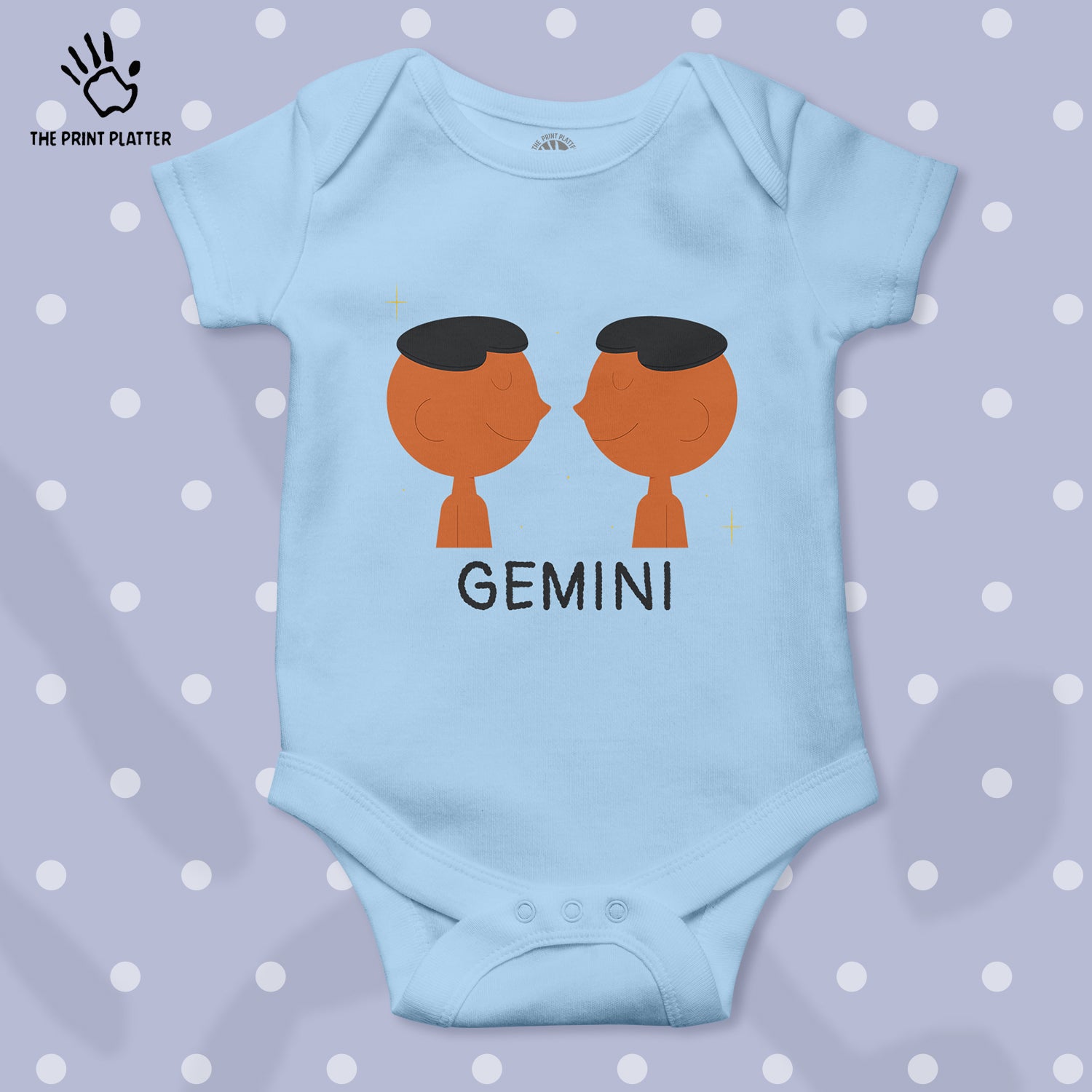 Gemini - Zodiac Unisex Half Sleeve Romper