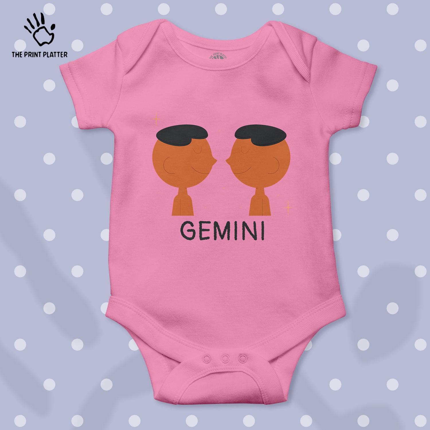 Gemini - Zodiac Unisex Half Sleeve Romper