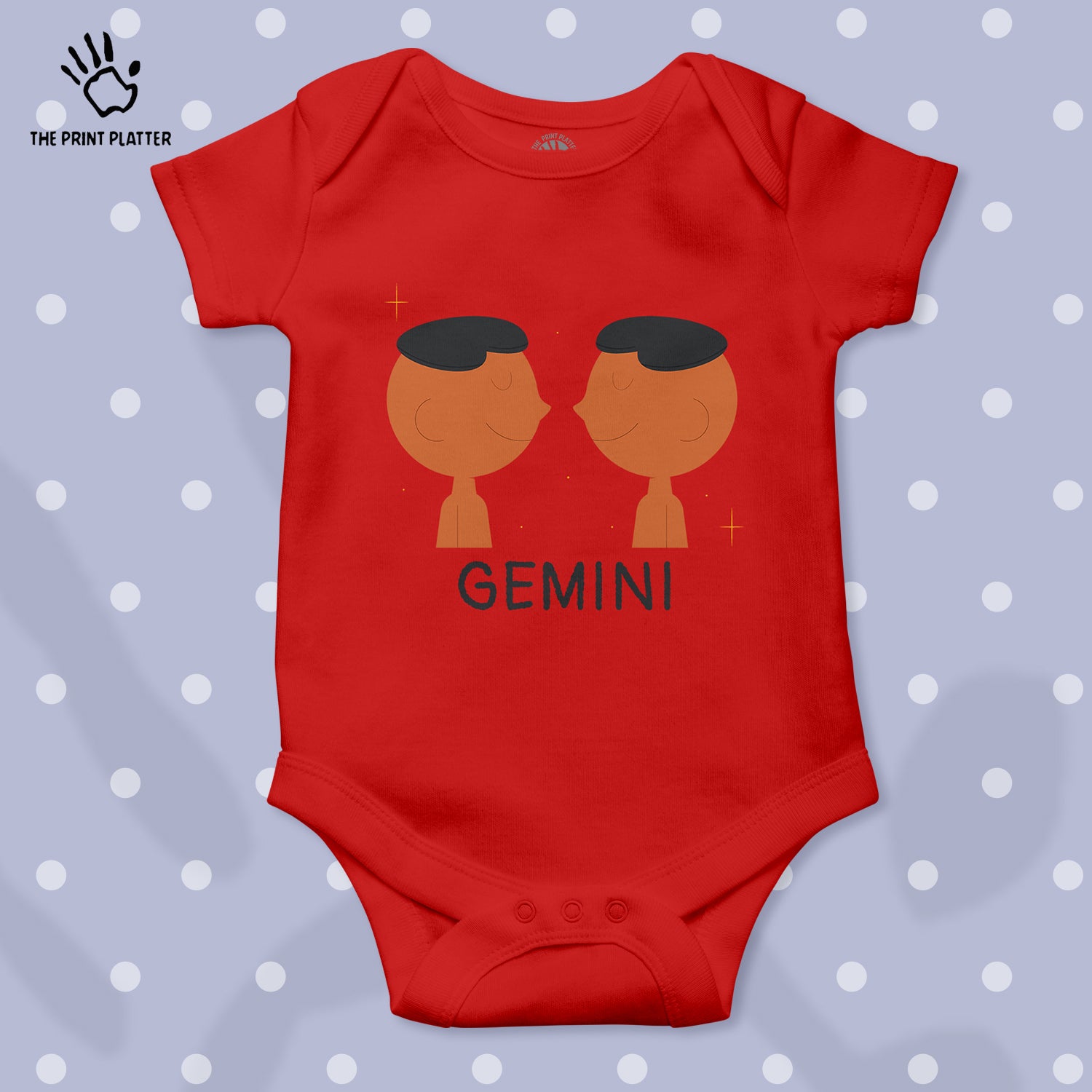 Gemini - Zodiac Unisex Half Sleeve Romper