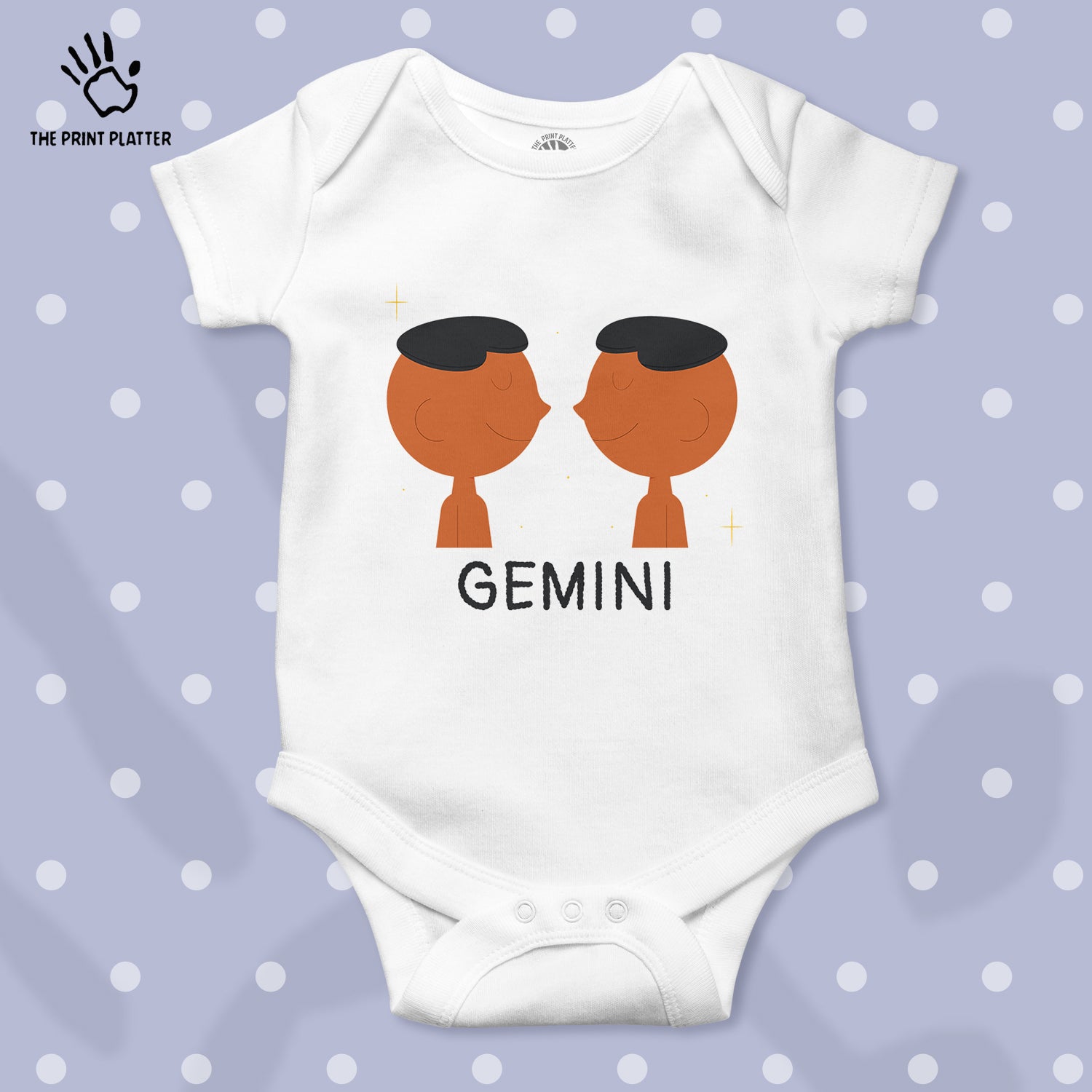 Gemini - Zodiac Unisex Half Sleeve Romper