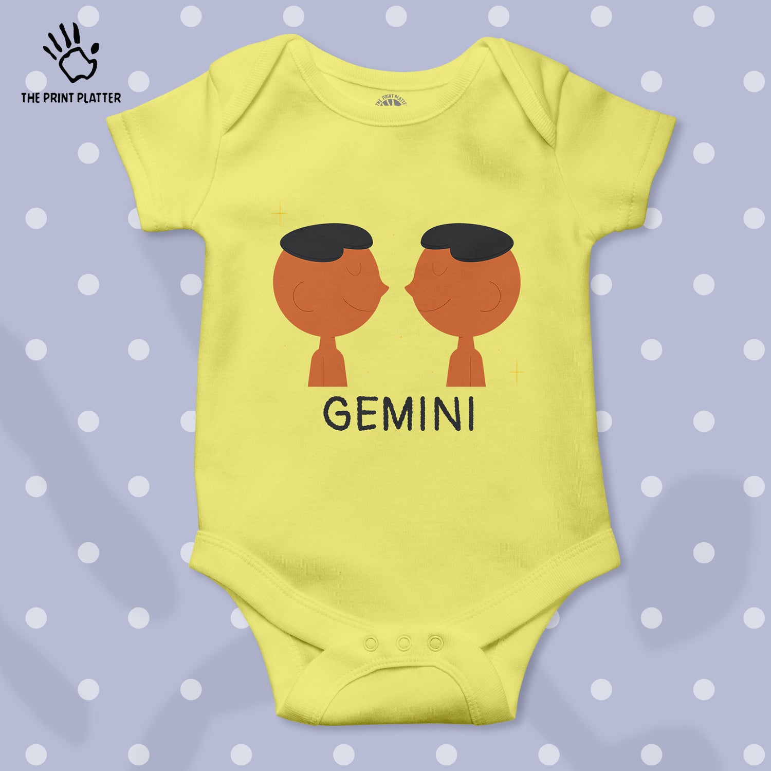 Gemini - Zodiac Unisex Half Sleeve Romper