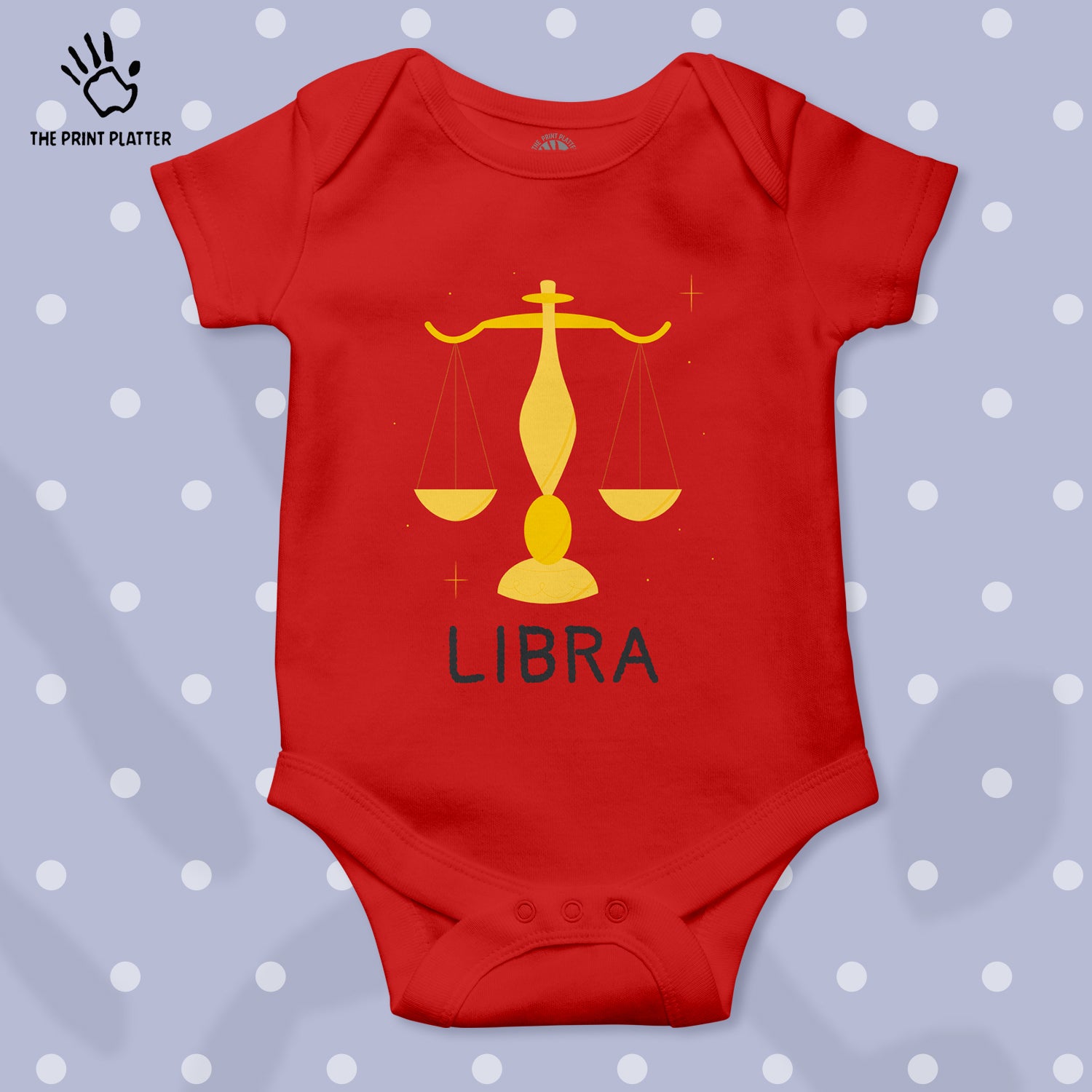 Libray - Zodiac Unisex Half Sleeve Romper