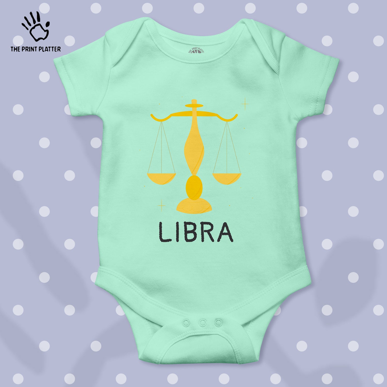 Libray - Zodiac Unisex Half Sleeve Romper