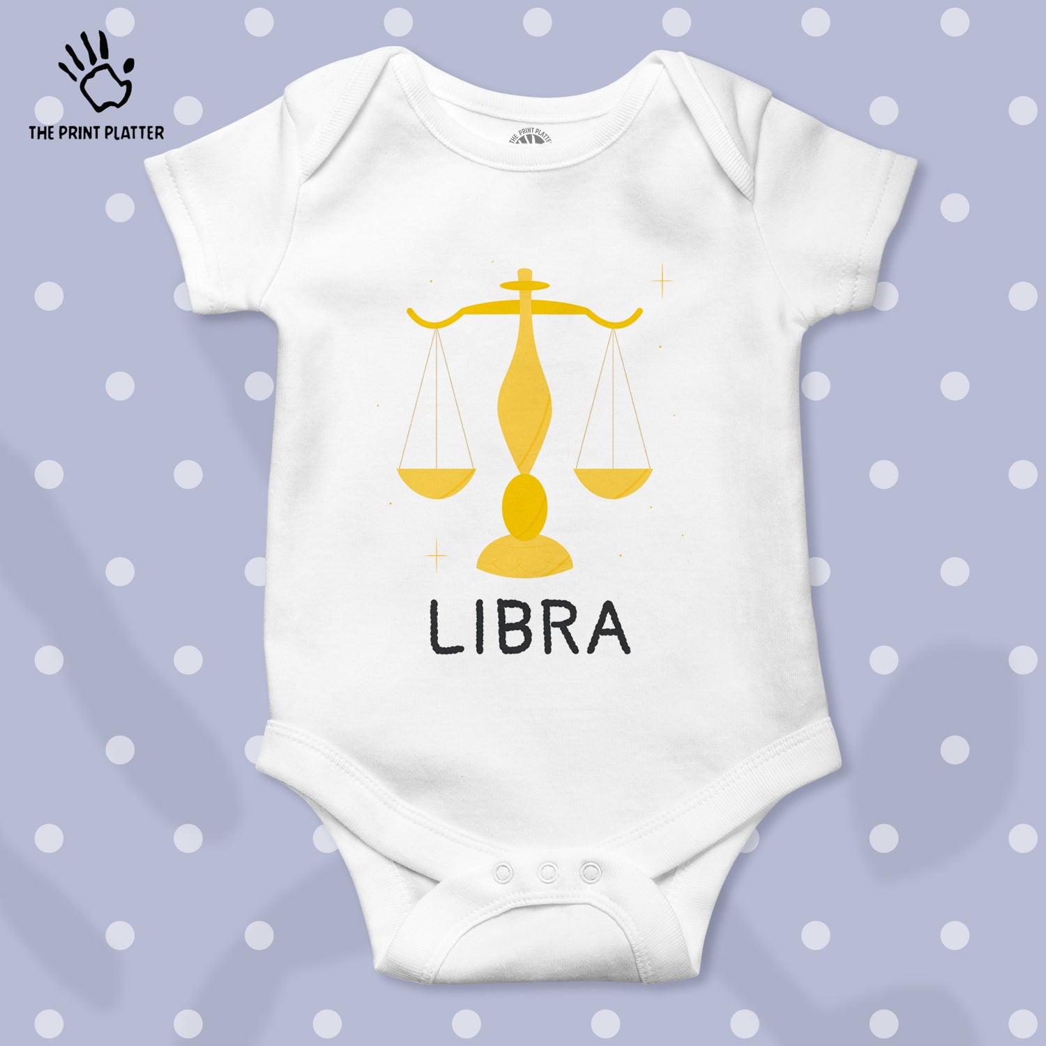 Libray - Zodiac Unisex Half Sleeve Romper