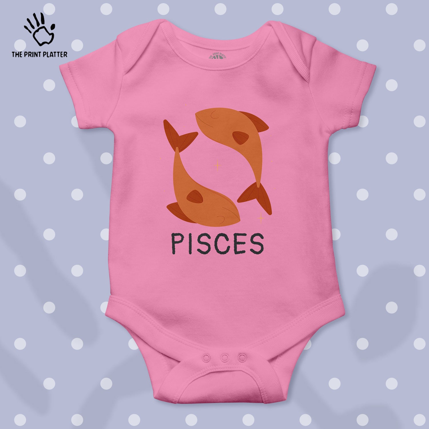 Pisces - Zodiac Unisex Half Sleeve Romper