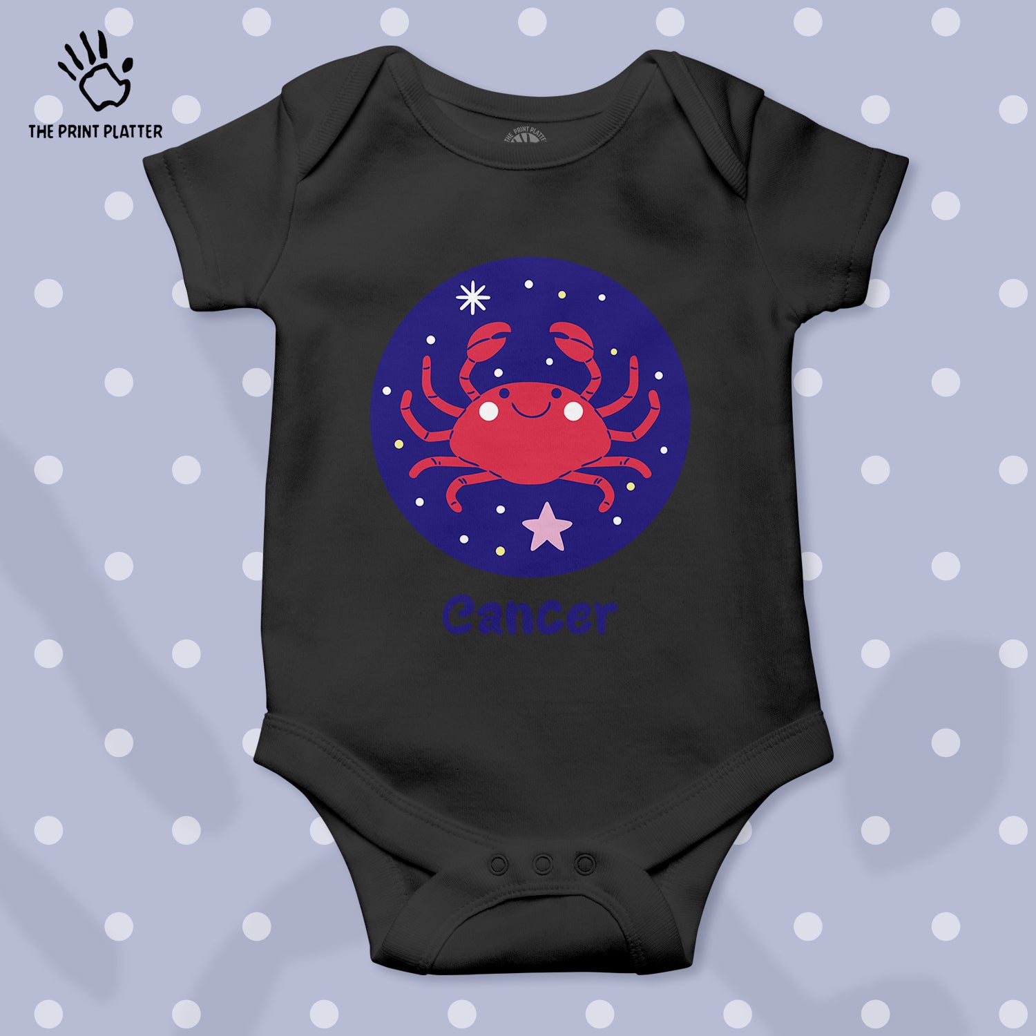 Cancer - Zodiac Unisex Half Sleeve Romper