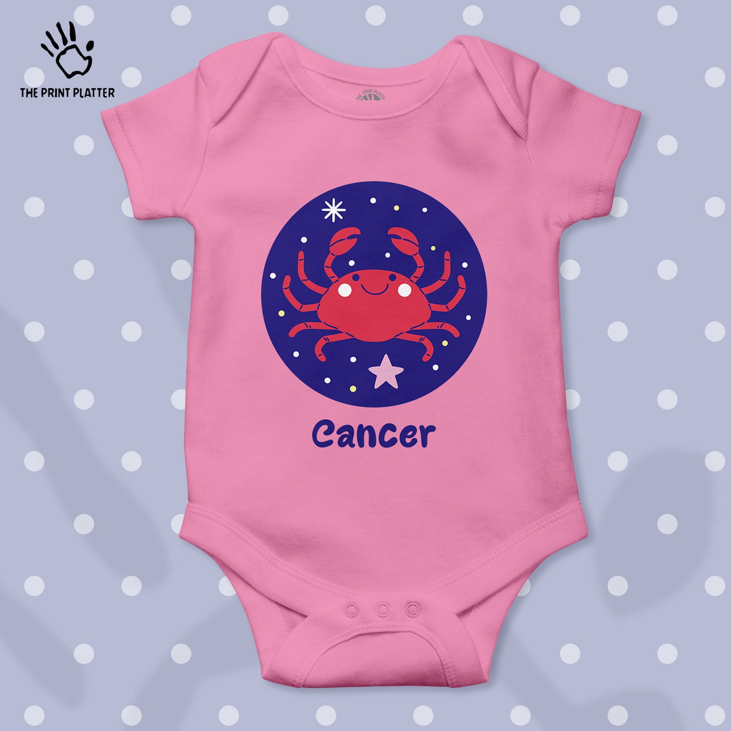 Cancer - Zodiac Unisex Half Sleeve Romper