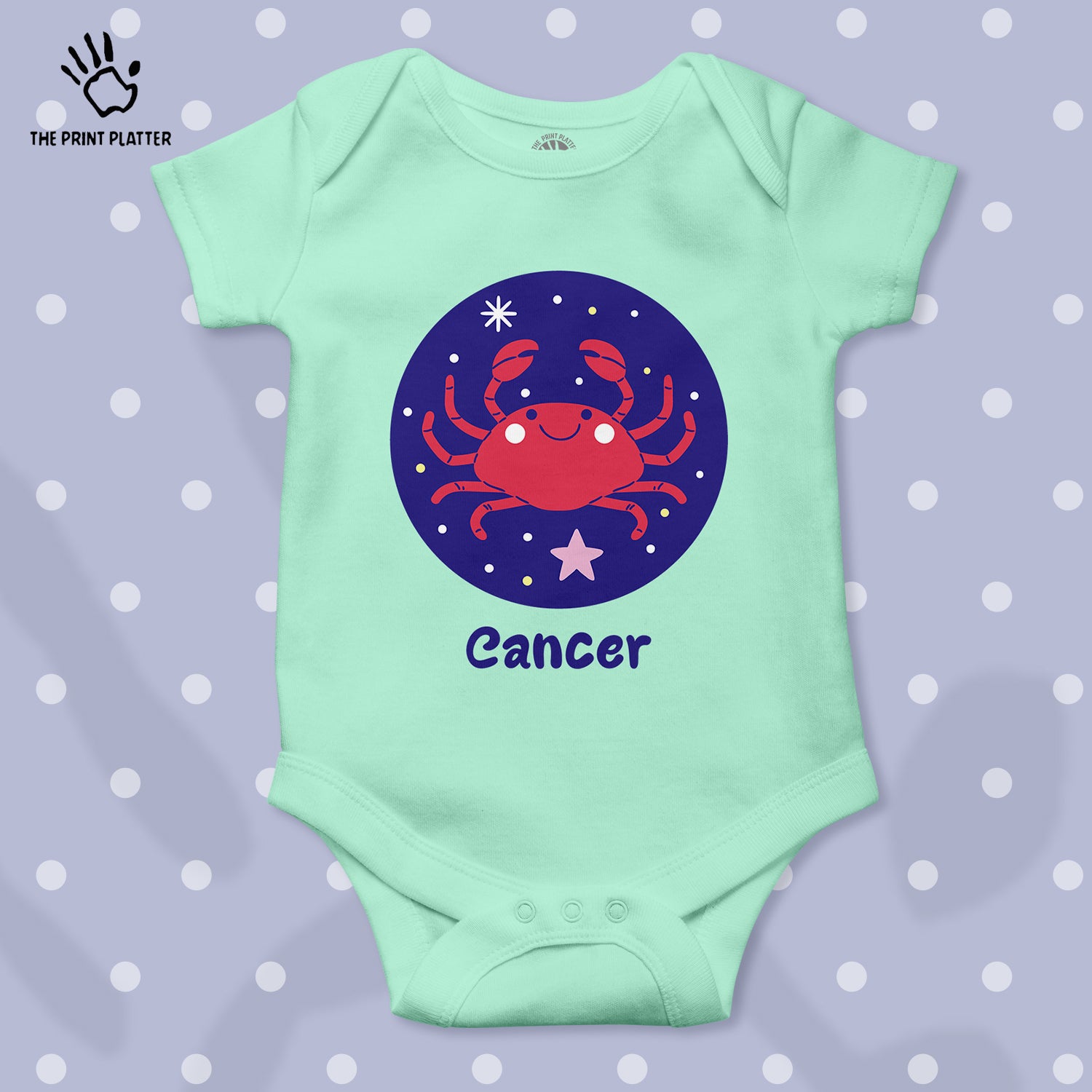 Cancer - Zodiac Unisex Half Sleeve Romper