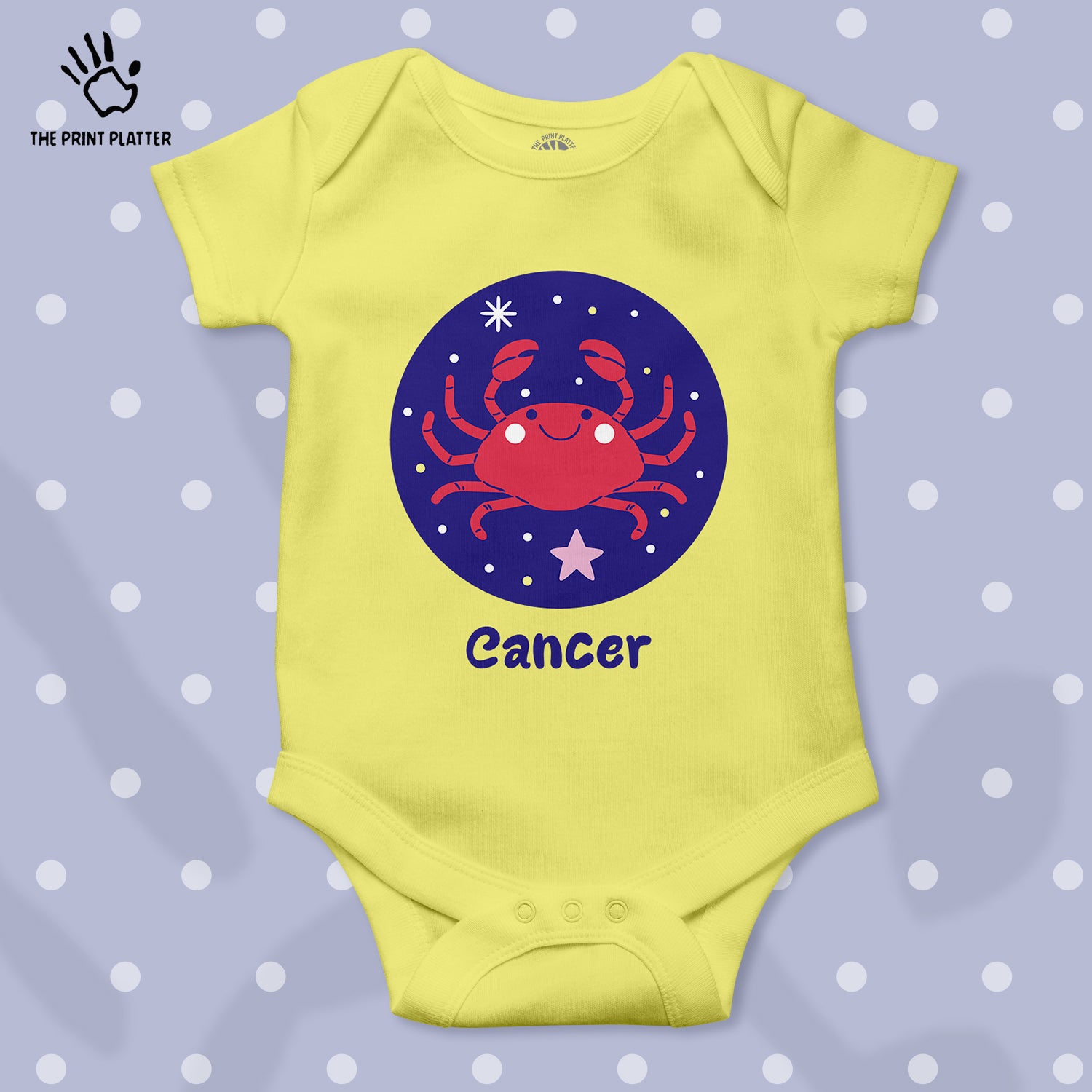 Cancer - Zodiac Unisex Half Sleeve Romper