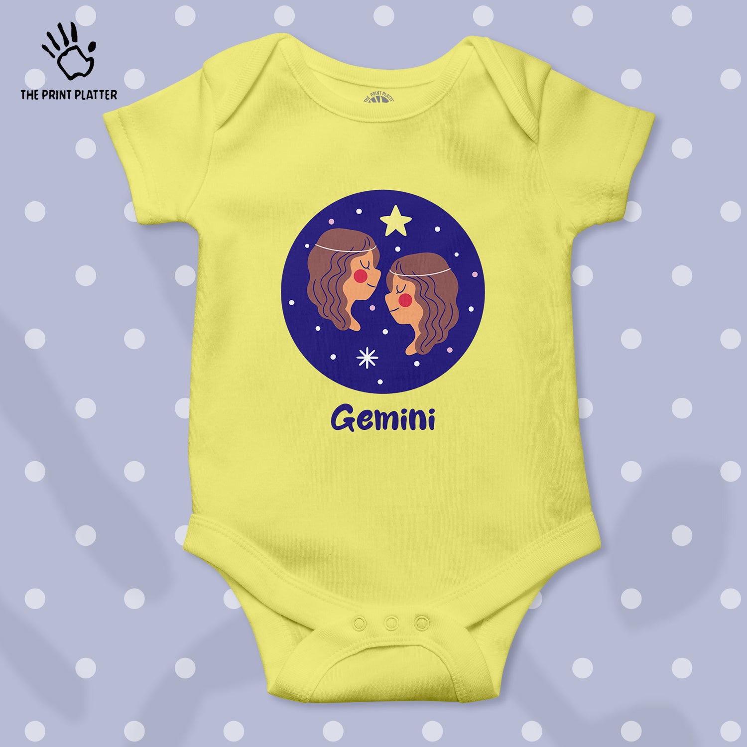 Gemini - Zodiac Unisex Half Sleeve Romper