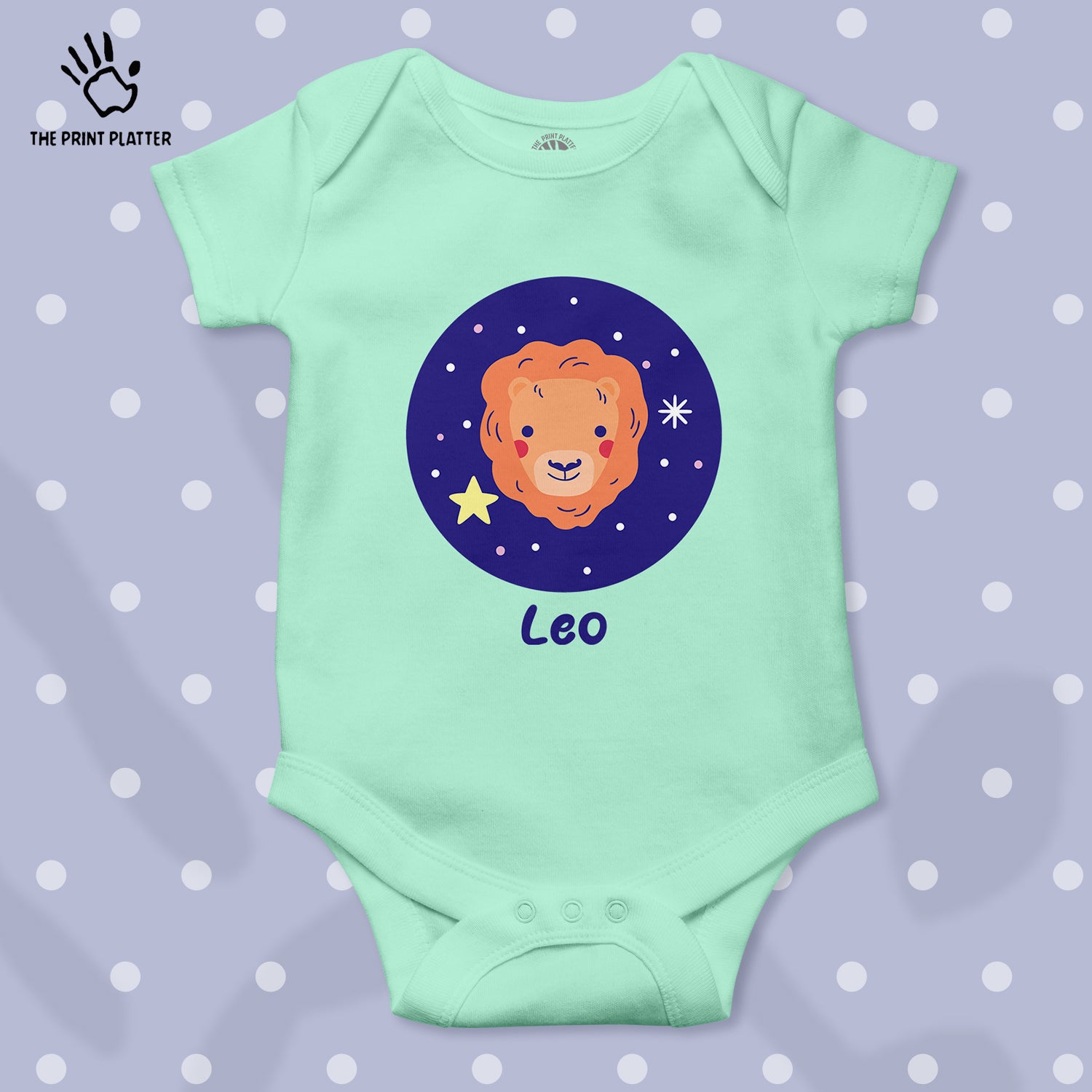 Leo - Zodiac Unisex Half Sleeve Romper