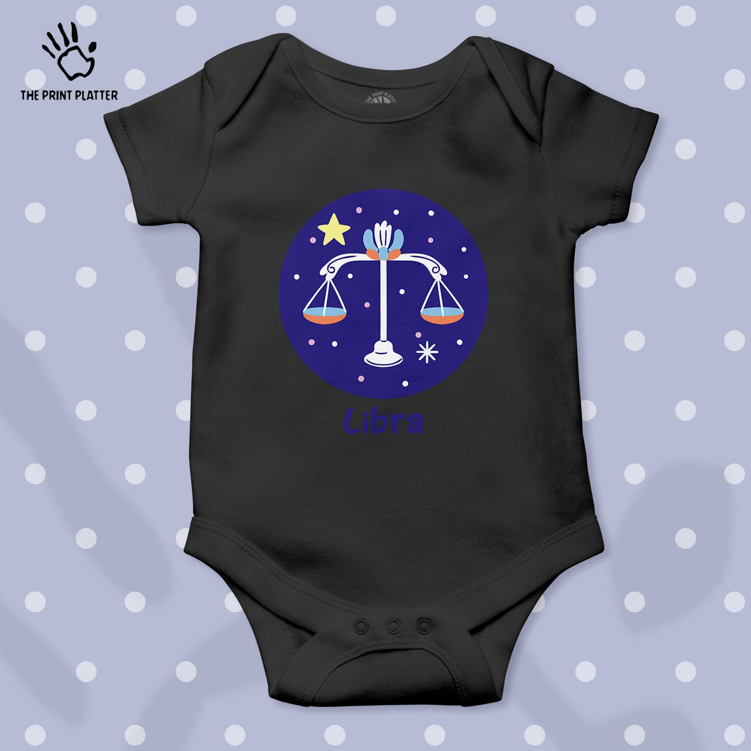 Libra - Zodiac Unisex Half Sleeve Romper