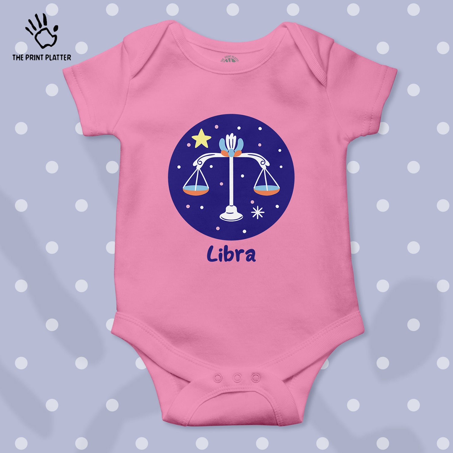 Libra - Zodiac Unisex Half Sleeve Romper